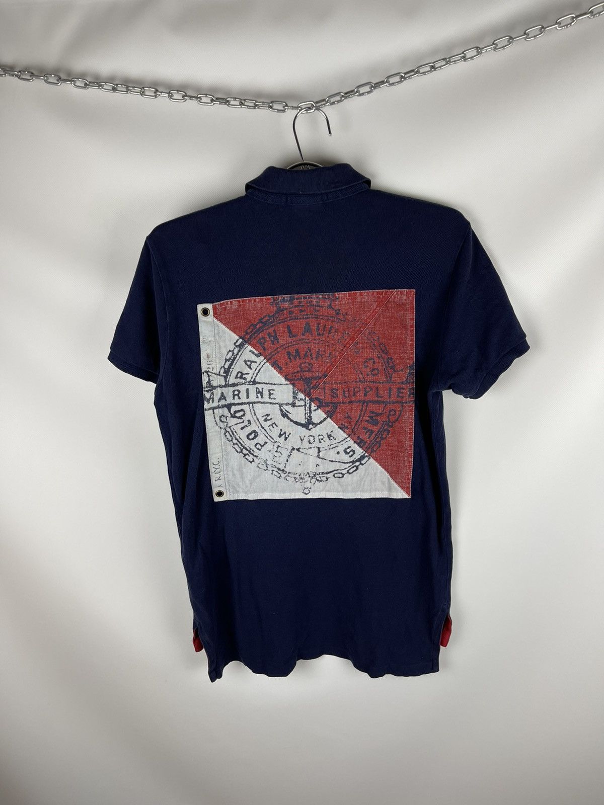 Polo Ralph Lauren Polo Ralph Lauren vintage big back logo polo tee shirt Size US S / EU 44-46 / 1 - 2 Thumbnail