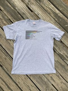 Supreme Chart T Shirt | Grailed