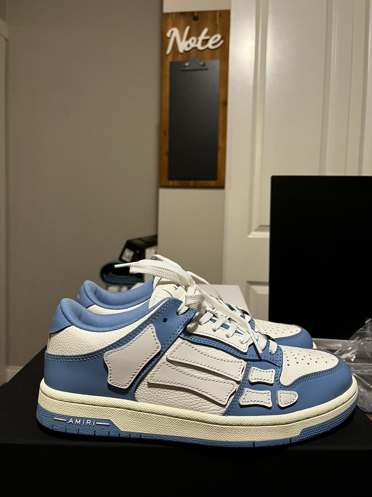Amiri Amiri Skel Top Low 'Powder Blue & White’ Sz41 Size US 8 / EU 41 - 5 Thumbnail