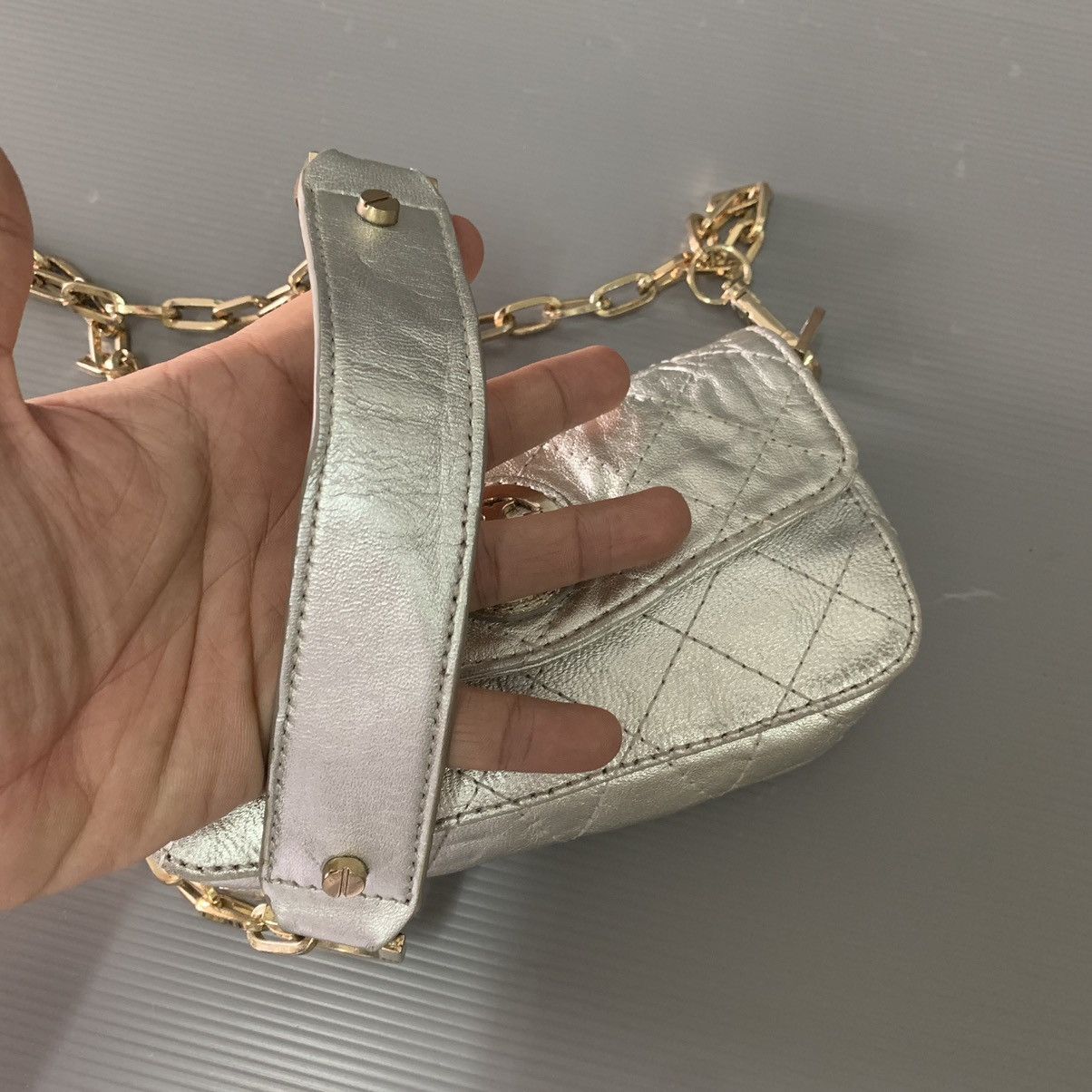 Tory Burch Tory Burch Leather Chain Slingbag Size ONE SIZE - 7 Thumbnail