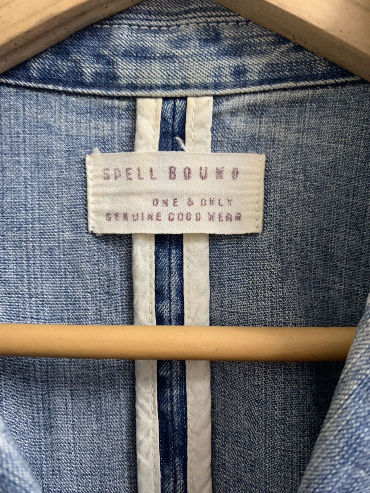 Japanese Brand × Spellbound SpellBound Denim Workwear Jacket Size US S / EU 44-46 / 1 - 11 Thumbnail