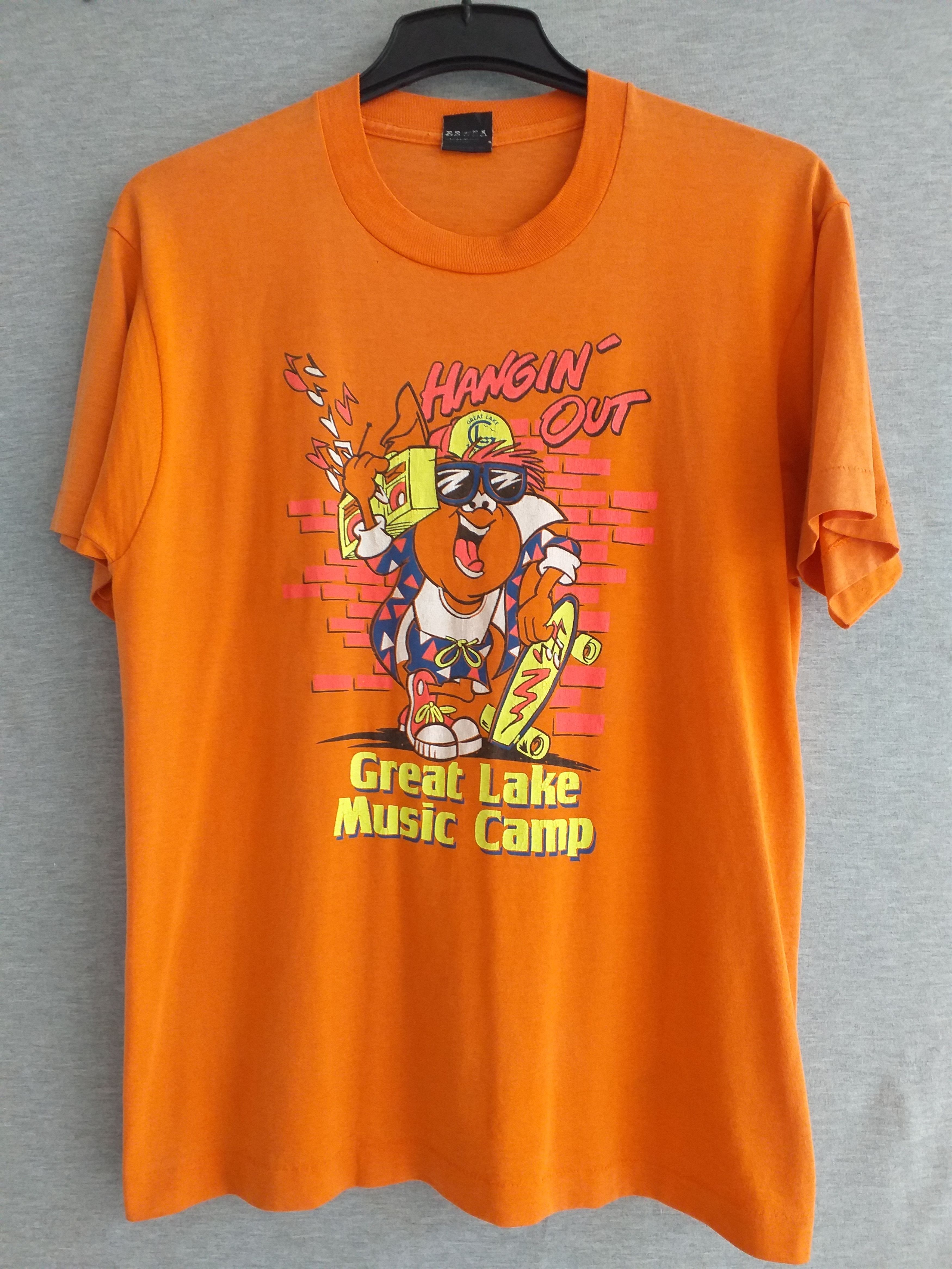 Other Vintage Great Lake Music Camp Screen Stars T Shirt Size US L / EU 52-54 / 3 - 1 Thumbnail