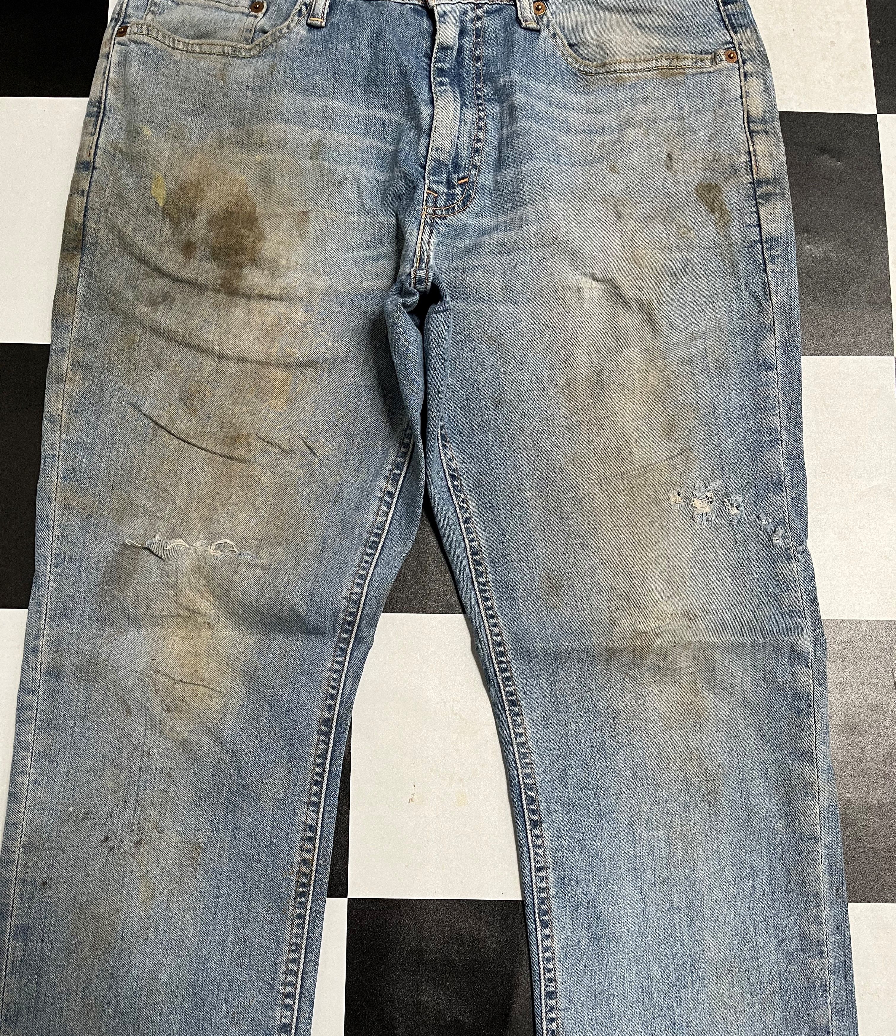 Levi's × Vintage Vintage Levis 541 Denim Jeans L85 Size US 33 - 3 Thumbnail