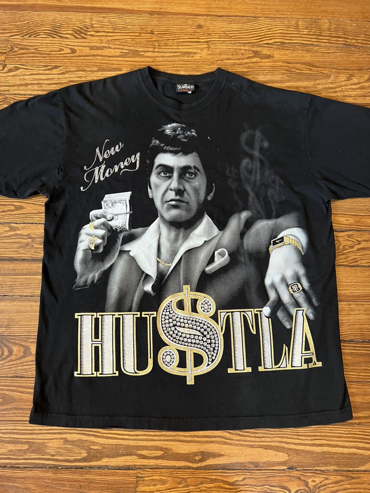 Rap Tees × Vintage Vintage Scarface Tony Montana Shirt Y2K Rap Tee Movie Promo Size US XXL / EU 58 / 5 - 2 Thumbnail