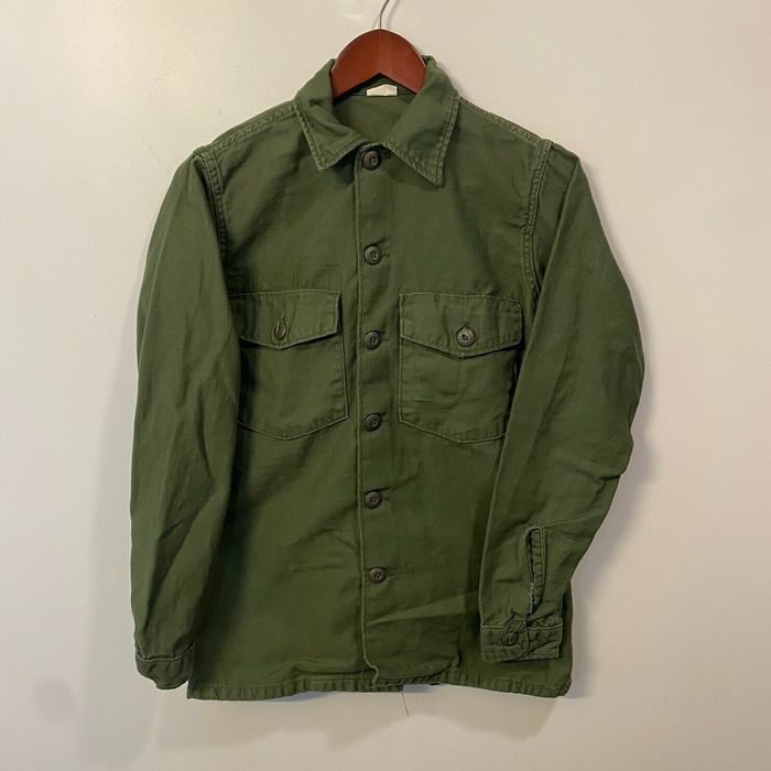 Vintage Vintage US Army Button Down Field Shirt 14 1/2 X 33 | Grailed