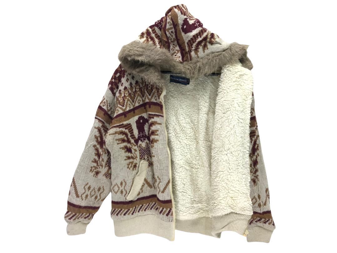 Japanese Brand Vintage Horizon Dream Bird Design Habitat Fleece Fur Hoodie Size US M / EU 48-50 / 2 - 2 Thumbnail