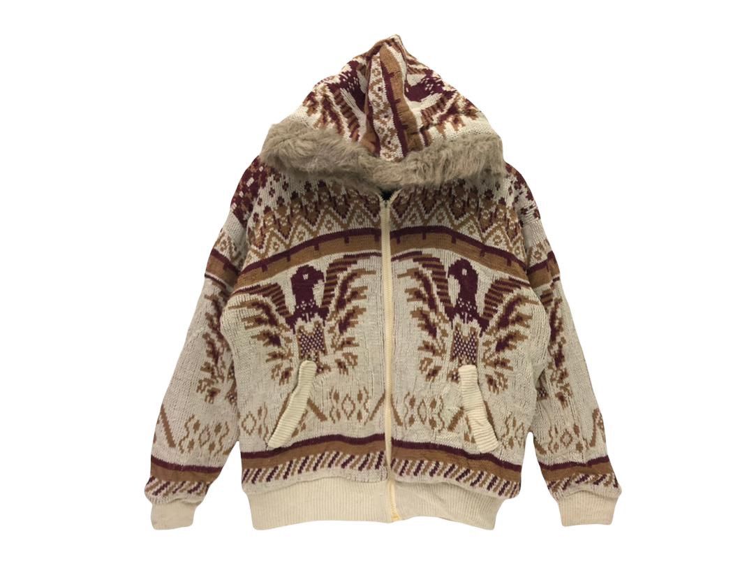 Japanese Brand Vintage Horizon Dream Bird Design Habitat Fleece Fur Hoodie Size US M / EU 48-50 / 2 - 1 Thumbnail