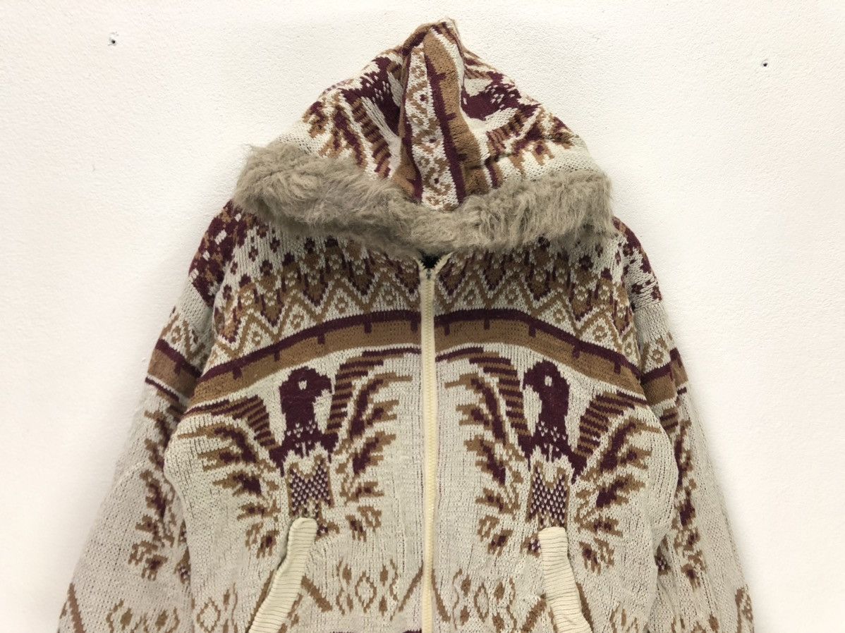 Japanese Brand Vintage Horizon Dream Bird Design Habitat Fleece Fur Hoodie Size US M / EU 48-50 / 2 - 3 Thumbnail