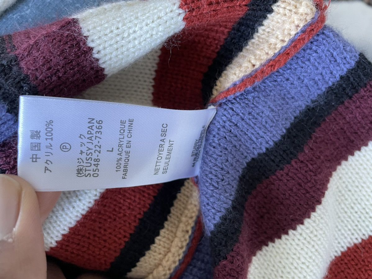Stussy VERTICAL STRIPED KNIT CREW Size US L / EU 52-54 / 3 - 5 Thumbnail