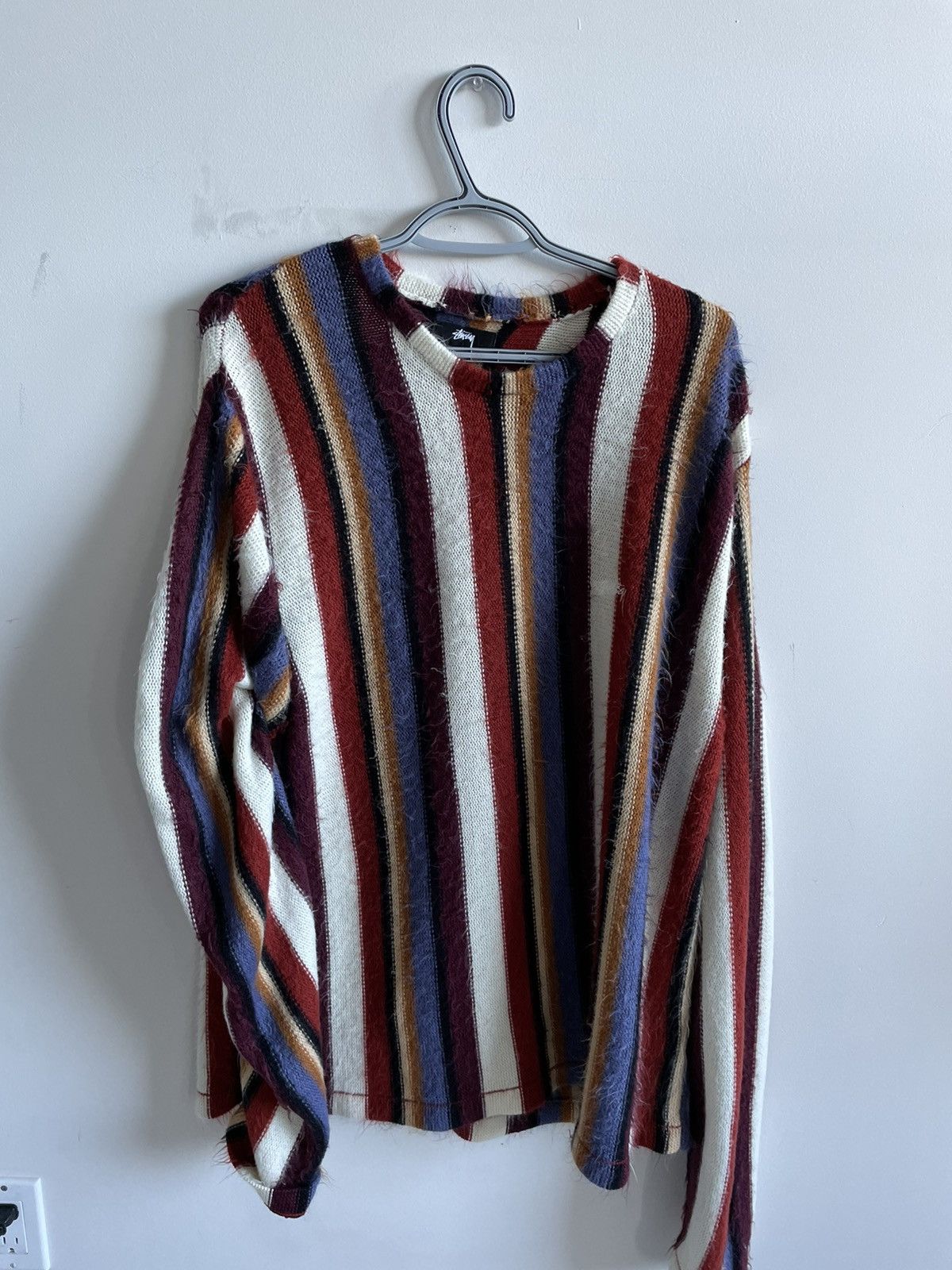 Stussy VERTICAL STRIPED KNIT CREW Size US L / EU 52-54 / 3 - 13 Thumbnail