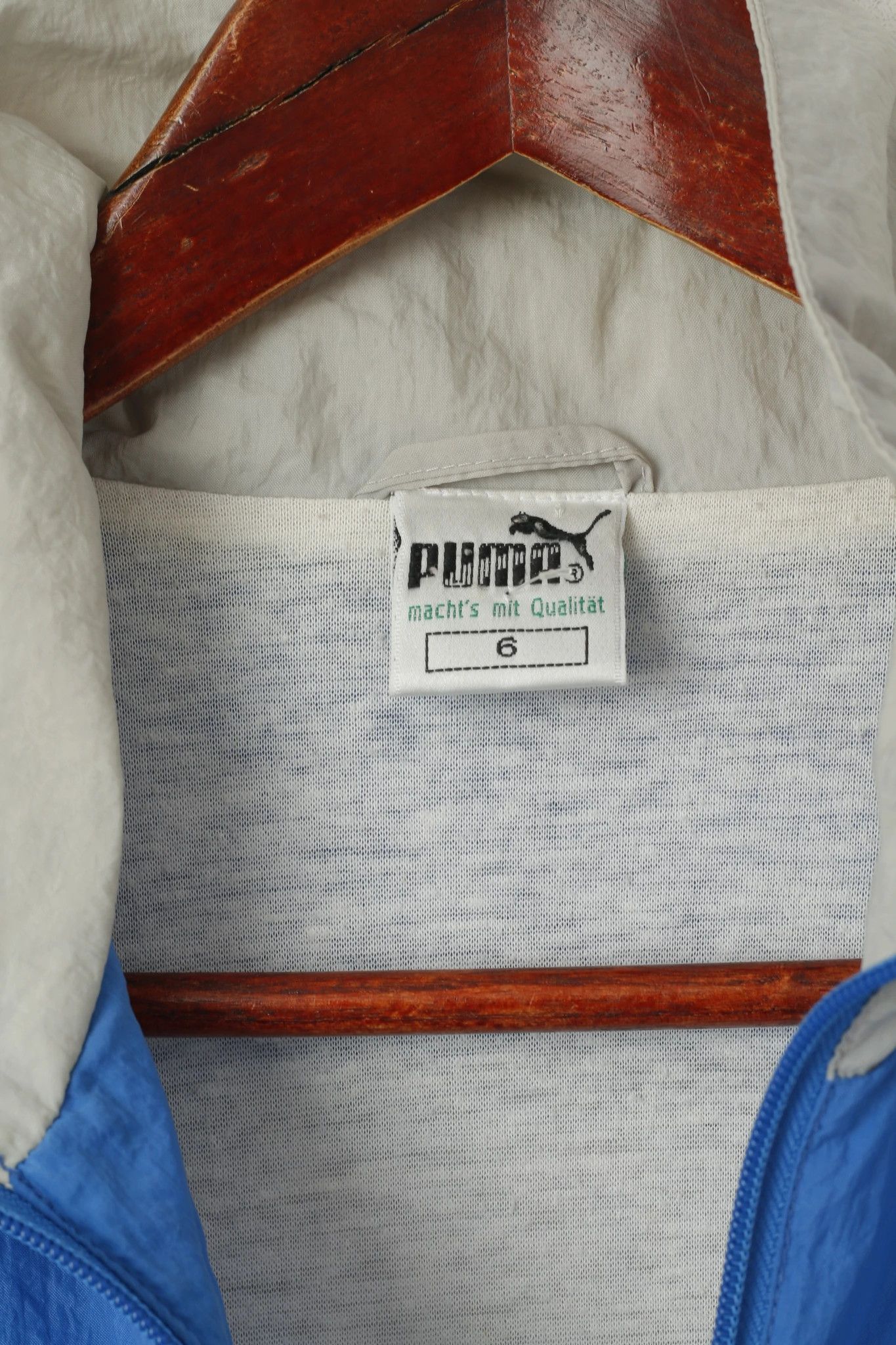 Puma Puma Men 6 M Track Top Jacket Blue Vintage Full Zipper 1367 Size US M / EU 48-50 / 2 - 5 Thumbnail