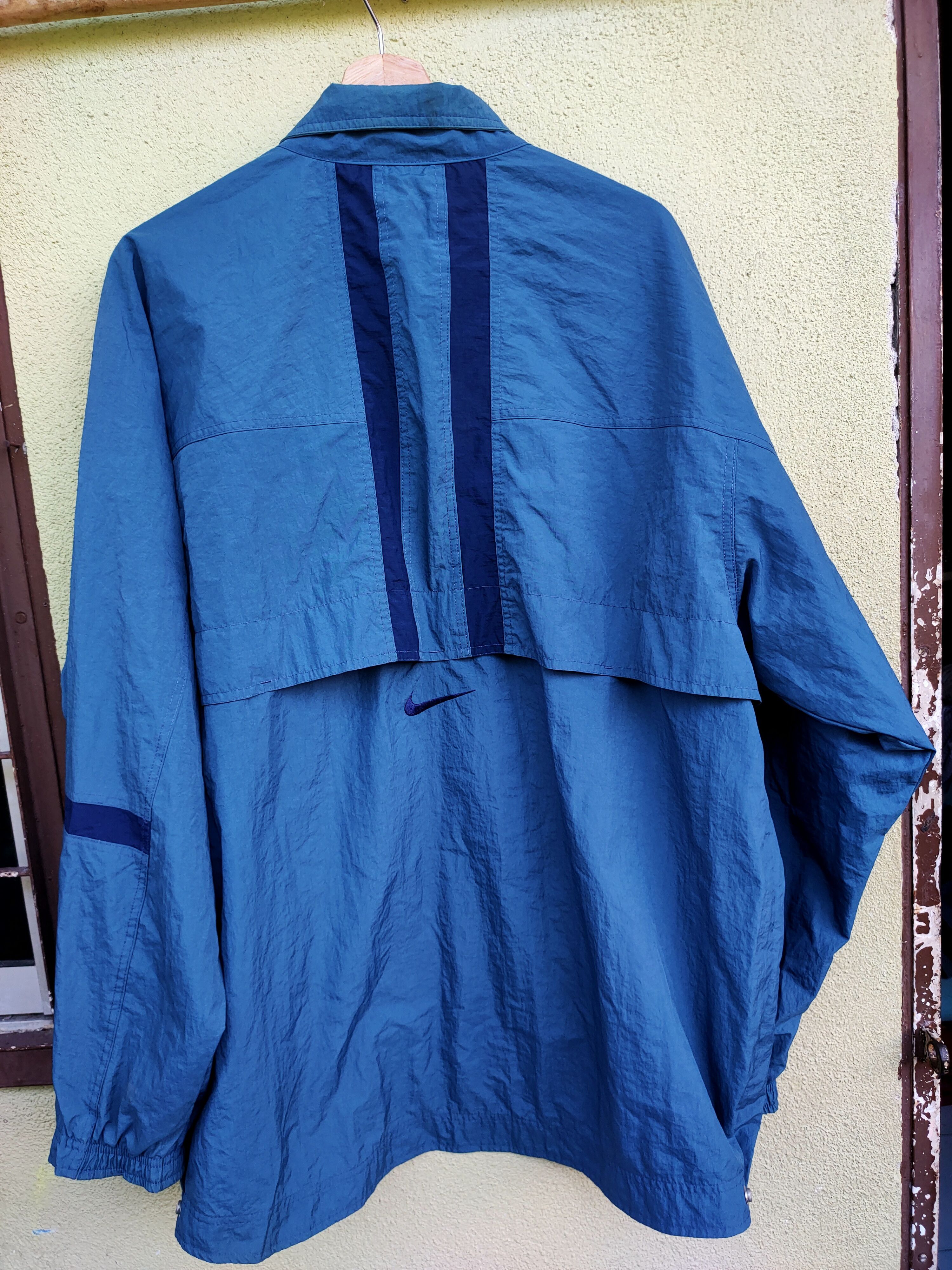 Nike Nike swoosh center vintage 90s half zip jacket Size US XL / EU 56 / 4 - 2 Thumbnail