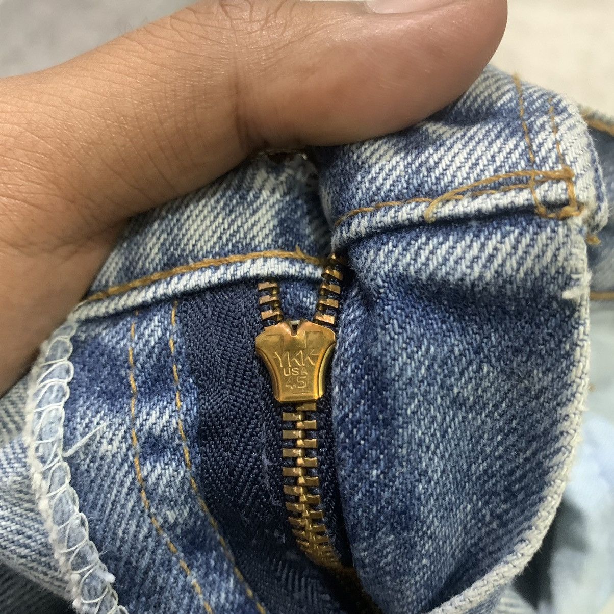 Levi's × Vintage LEVIS TWO HORSE BRAND USA Vintage 80s Acid Wash Denim Jeans Size US 31 - 17 Thumbnail