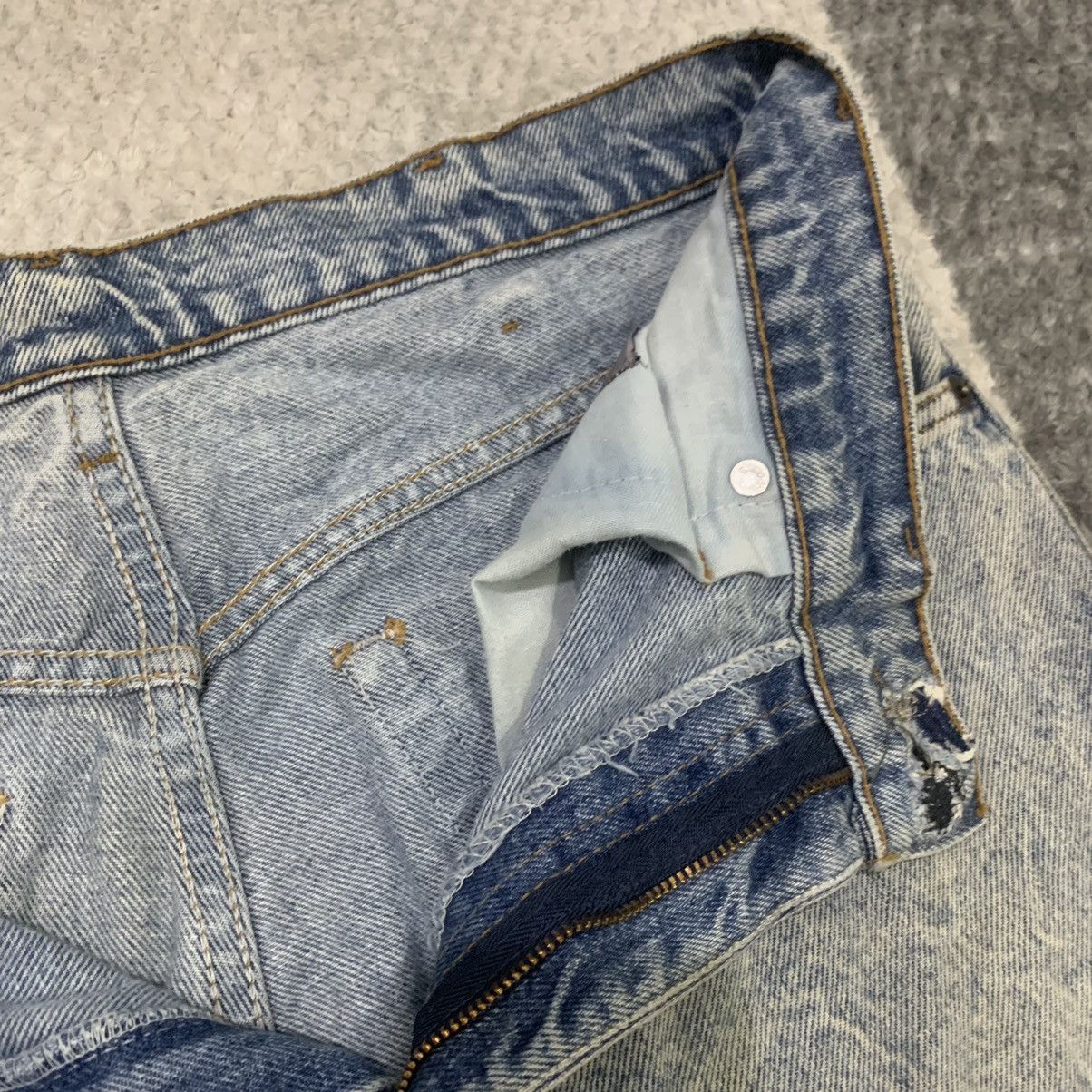 Levi's × Vintage LEVIS TWO HORSE BRAND USA Vintage 80s Acid Wash Denim Jeans Size US 31 - 20 Thumbnail