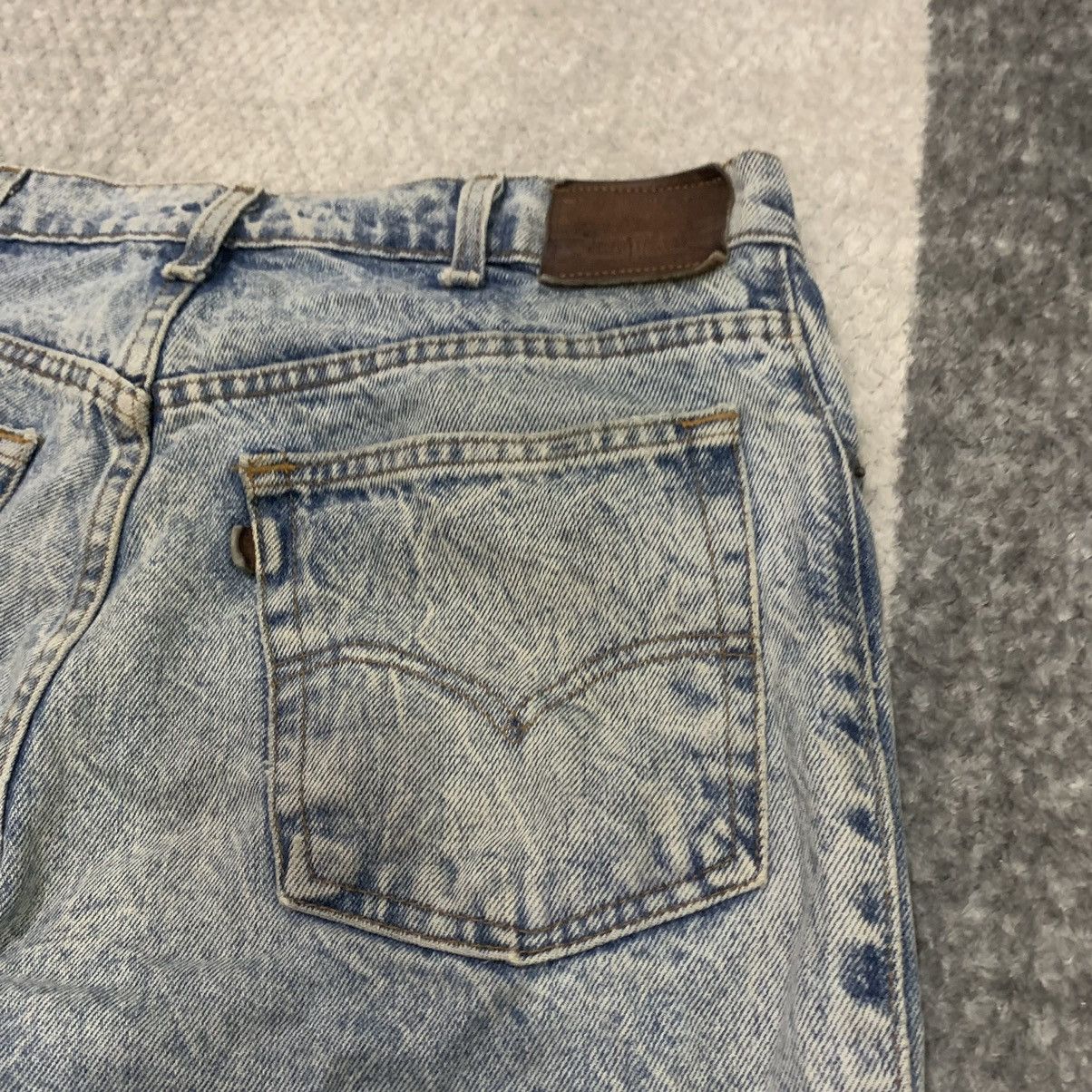 Levi's × Vintage LEVIS TWO HORSE BRAND USA Vintage 80s Acid Wash Denim Jeans Size US 31 - 13 Thumbnail