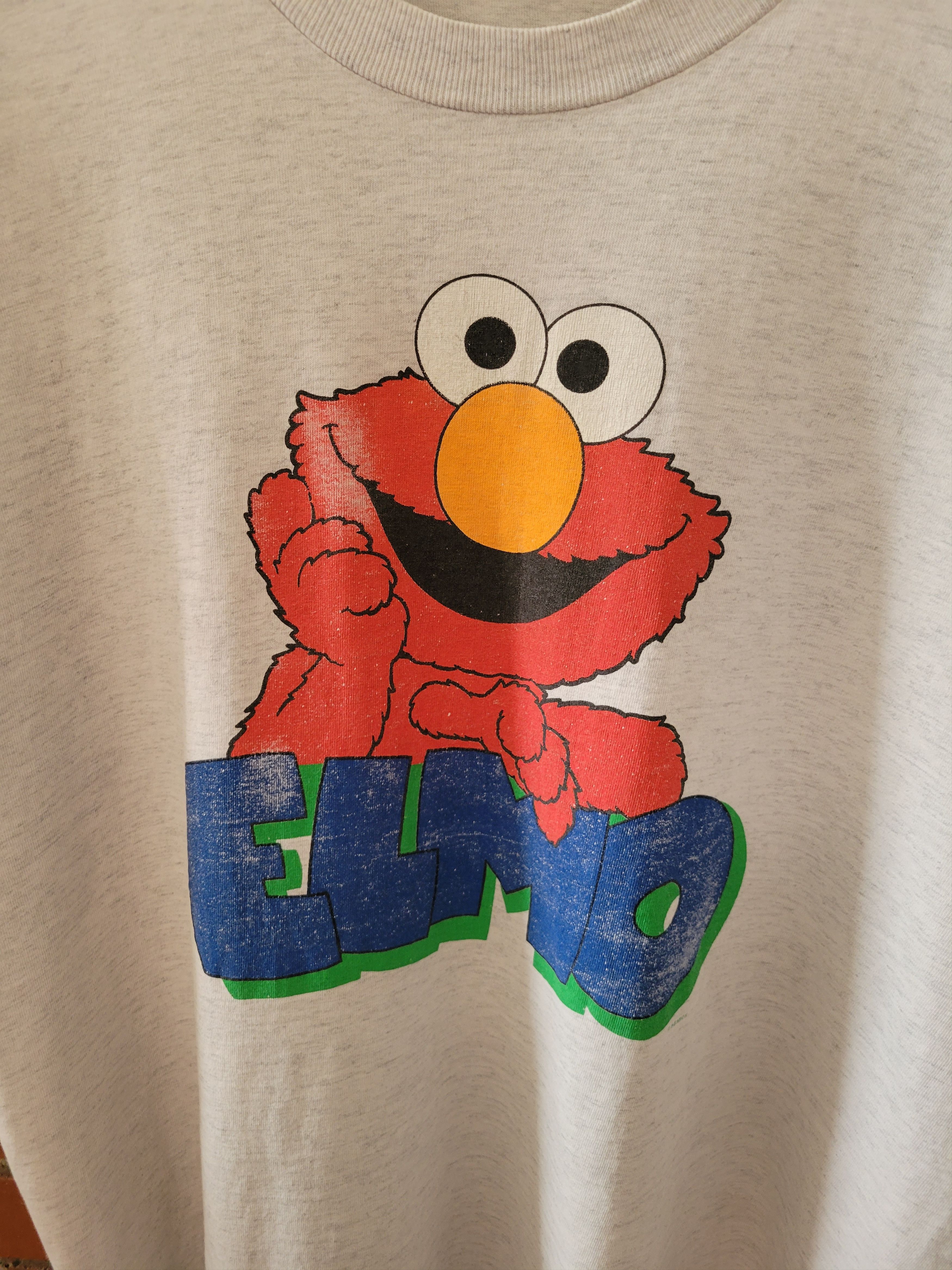 Streetwear × Vintage Vintage 90s elmo sesame street t shirt