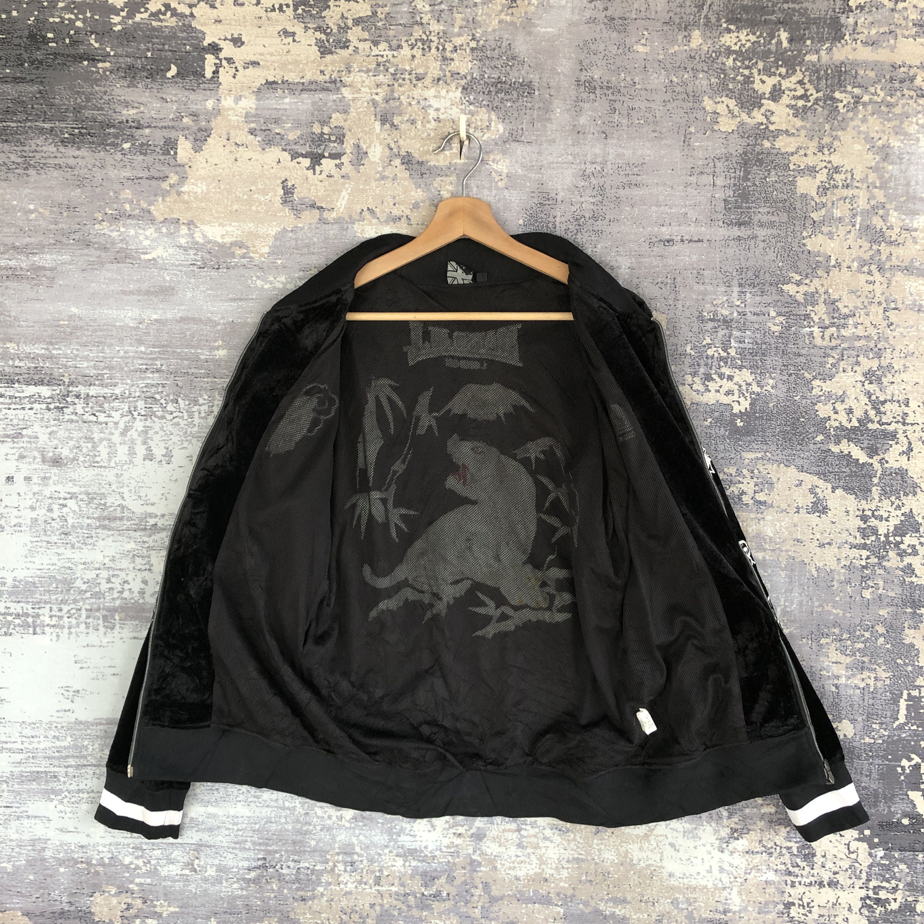Japanese Brand × Vintage Lonsdale Sukajan Jacket Lonsdale Souvenir Velvet Jacket Size US S / EU 44-46 / 1 - 8 Thumbnail