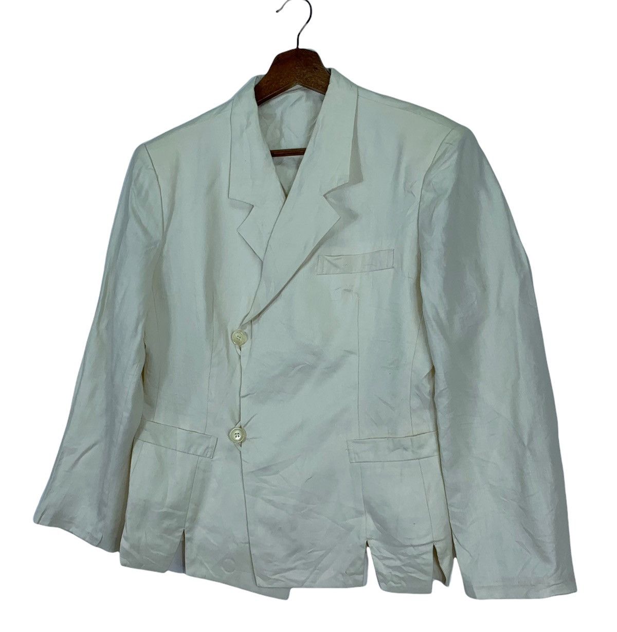 Japanese Brand × Y's × Yohji Yamamoto Vintage Y’s Yohji Yamamoto Blazer Coat Size US S / EU 44-46 / 1 - 2 Thumbnail