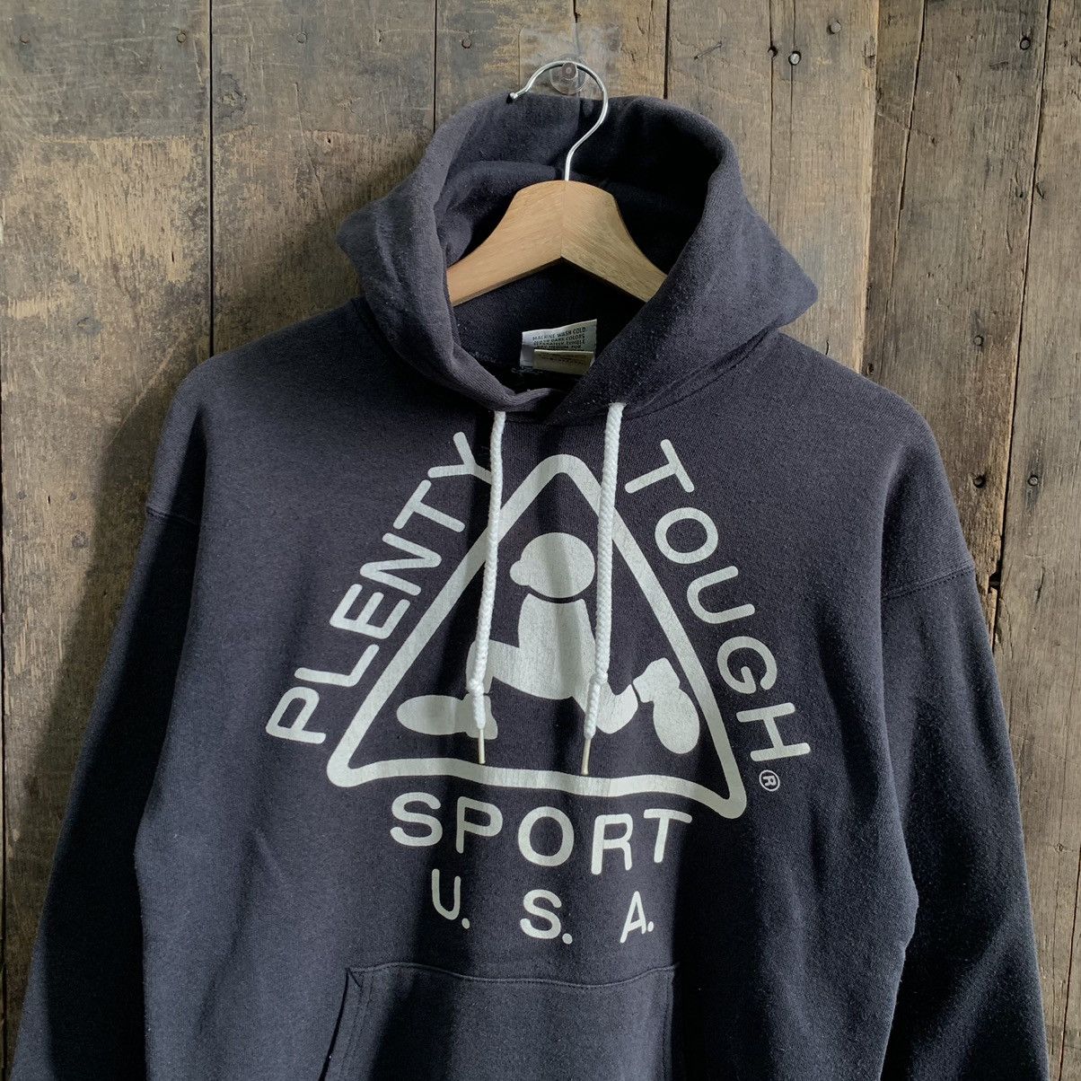 Vintage Vintage Plenty Tough Sunfaded Hoodie Size US M / EU 48-50 / 2 - 2 Thumbnail
