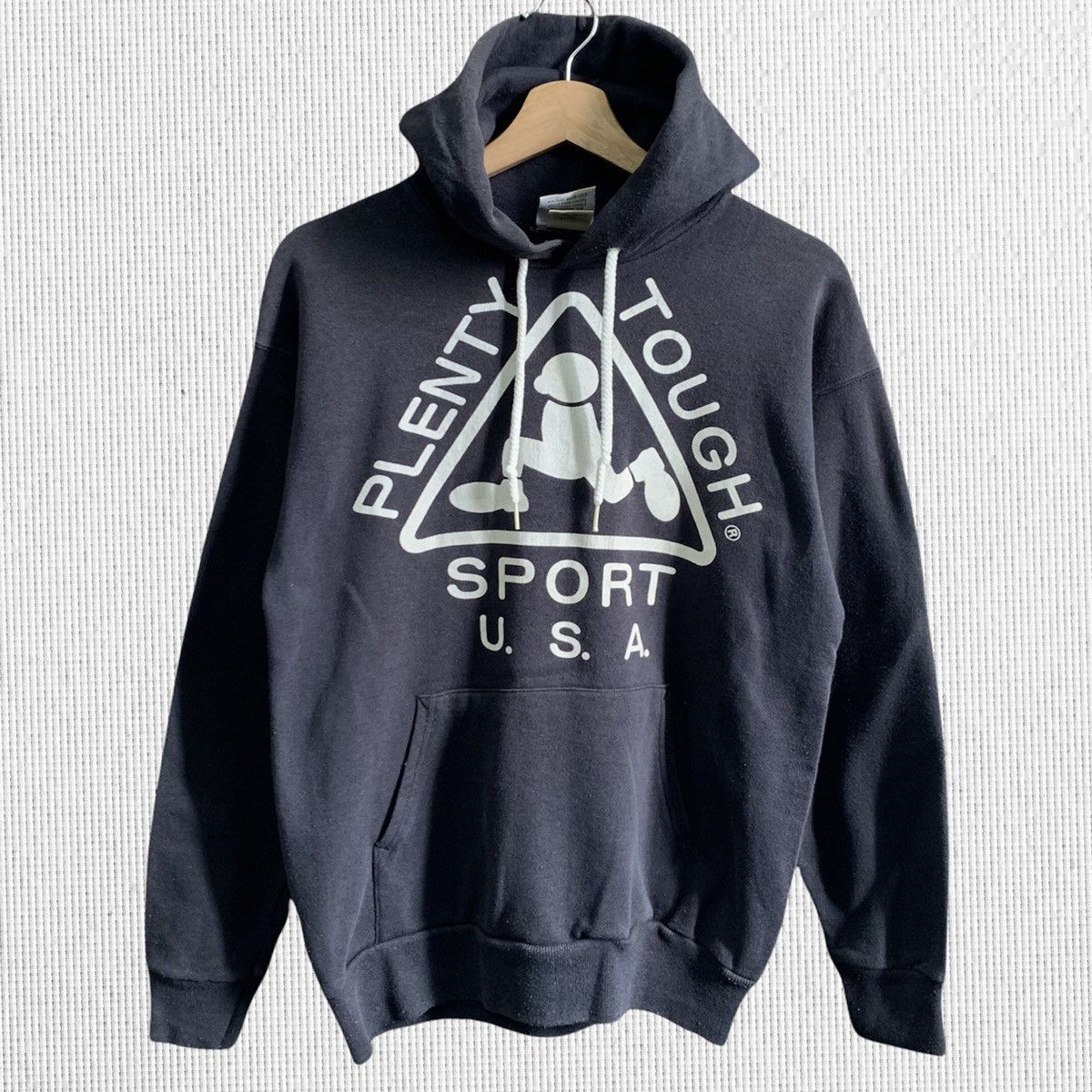 Vintage Vintage Plenty Tough Sunfaded Hoodie Size US M / EU 48-50 / 2 - 1 Thumbnail