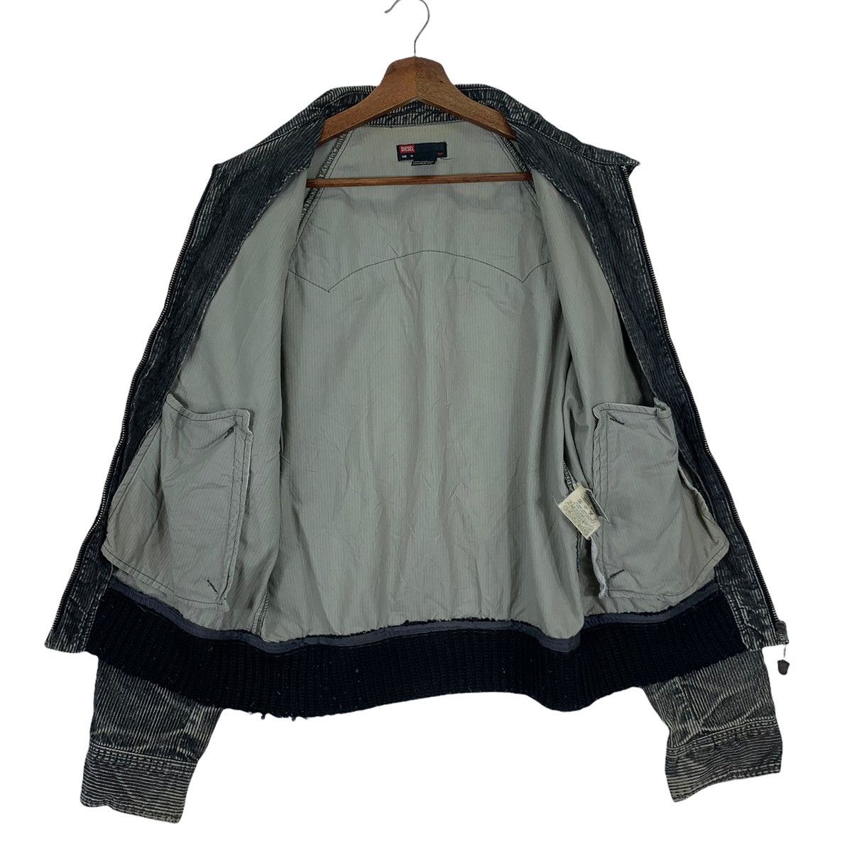 Diesel Vintage Diesel Corduroy Denim Zipped Jacket Size US M / EU 48-50 / 2 - 15 Thumbnail