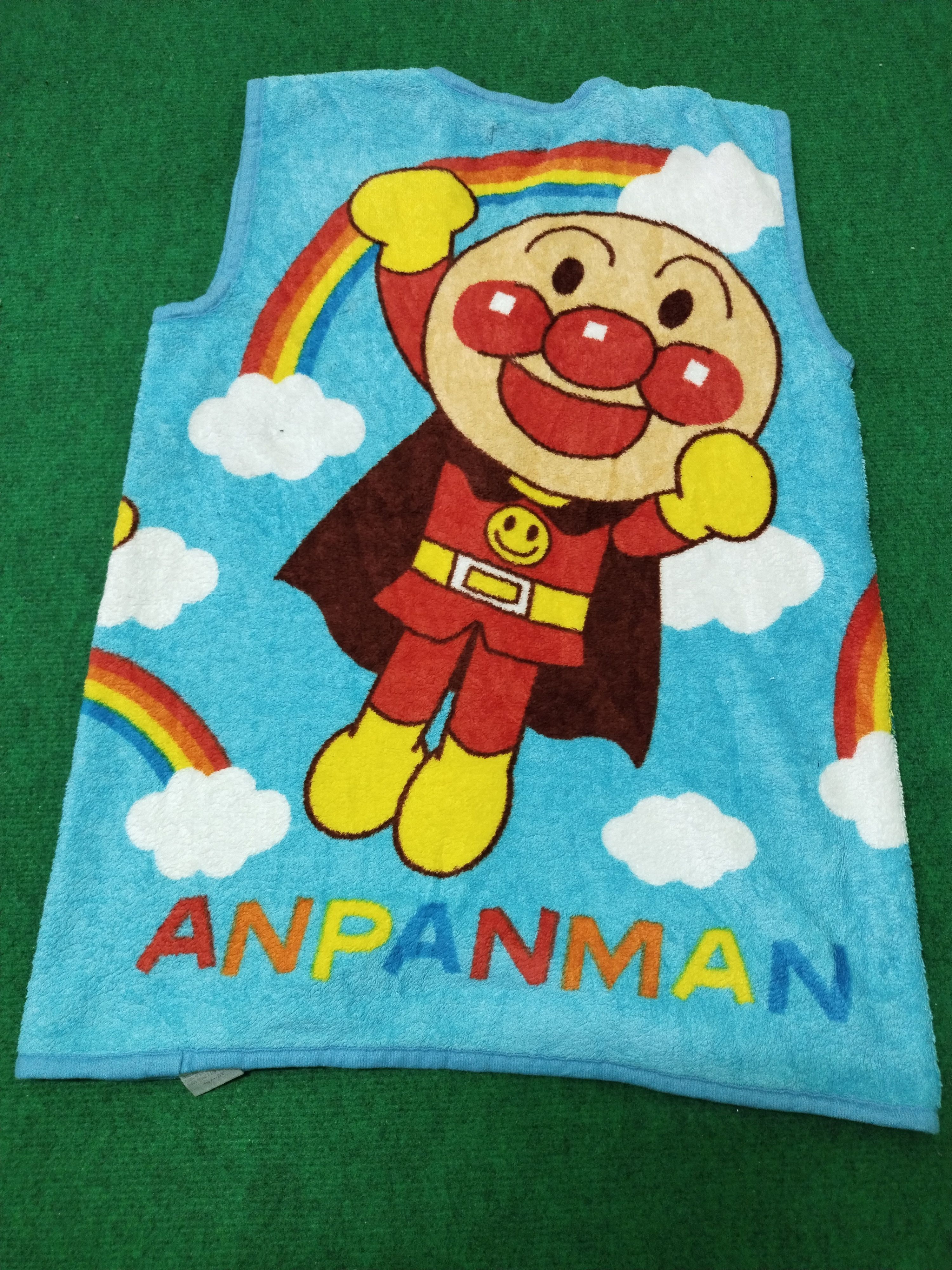 Anime Vintage Bandai Anpanman Anime Japanese Brand Full Print Size US M / EU 48-50 / 2 - 2 Thumbnail