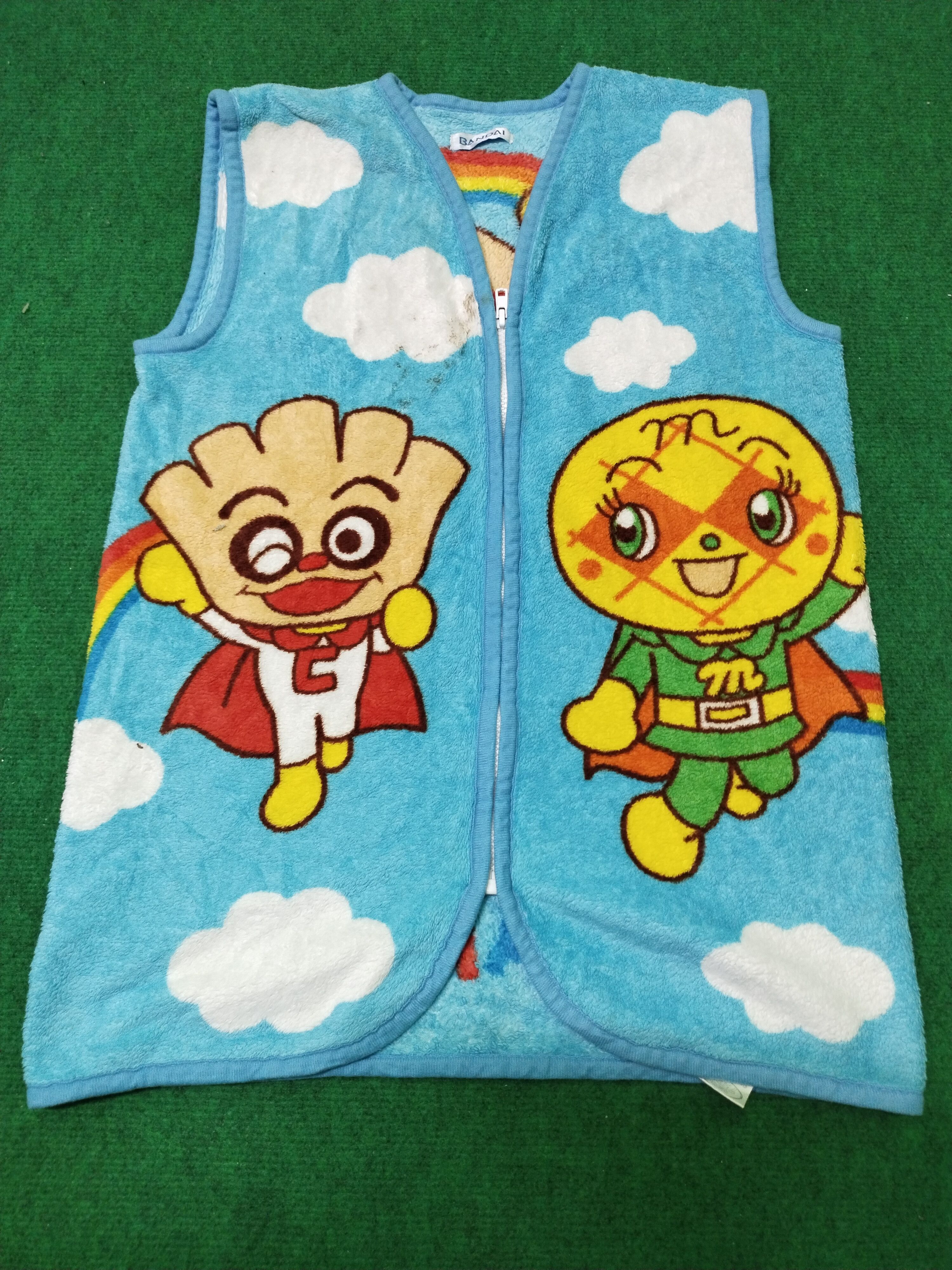 Anime Vintage Bandai Anpanman Anime Japanese Brand Full Print Size US M / EU 48-50 / 2 - 1 Thumbnail