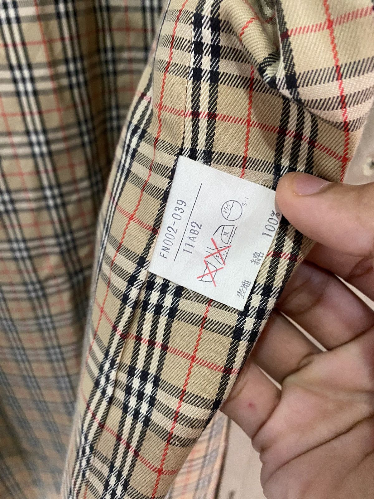 Burberry × Vintage 🏴󠁧󠁢󠁥󠁮󠁧󠁿BURBERRY PRORSUM NOVA CHECK OVERCOAT JACKET Size S / US 4 / IT 40 - 6 Thumbnail