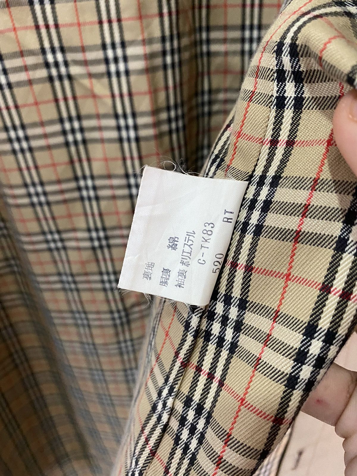 Burberry × Vintage 🏴󠁧󠁢󠁥󠁮󠁧󠁿BURBERRY PRORSUM NOVA CHECK OVERCOAT JACKET Size S / US 4 / IT 40 - 7 Thumbnail