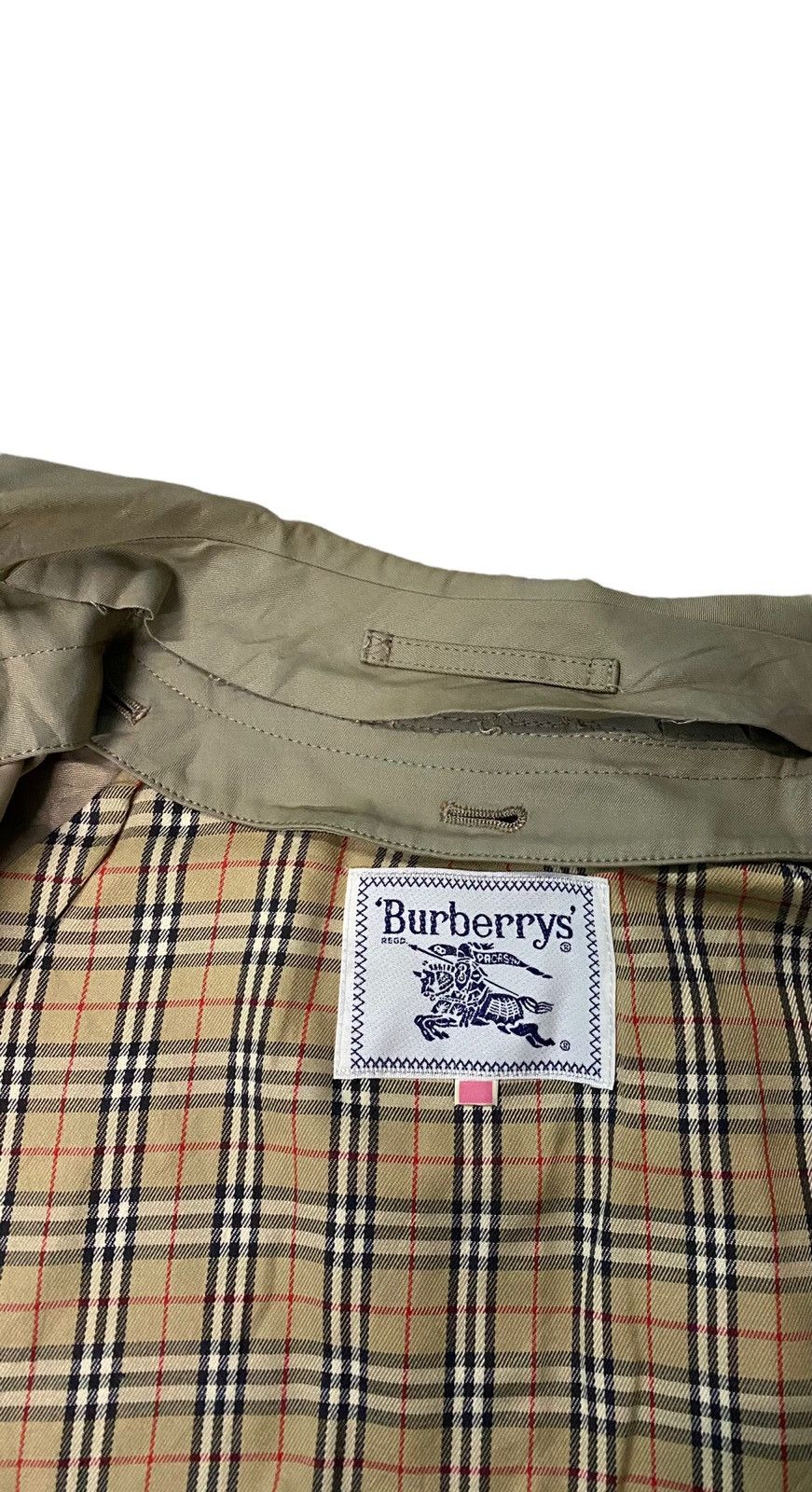 Burberry × Vintage 🏴󠁧󠁢󠁥󠁮󠁧󠁿BURBERRY PRORSUM NOVA CHECK OVERCOAT JACKET Size S / US 4 / IT 40 - 8 Thumbnail
