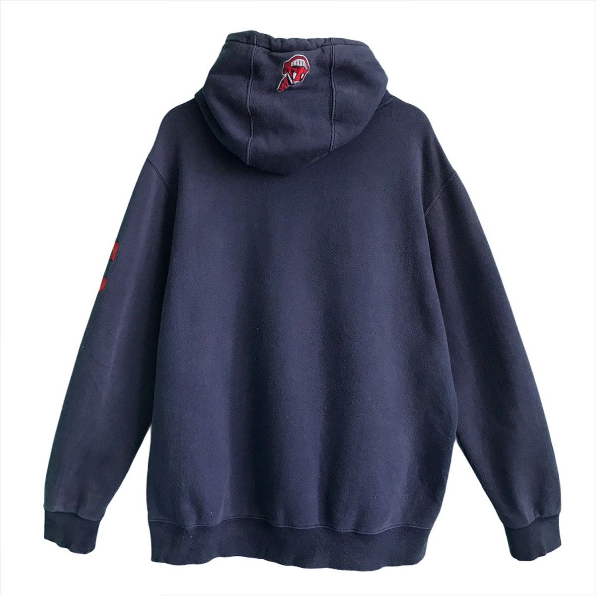 MLB × Vintage Vintage!! Indians Hoodie Embroidered Spellout Size XL Size US XL / EU 56 / 4 - 6 Thumbnail