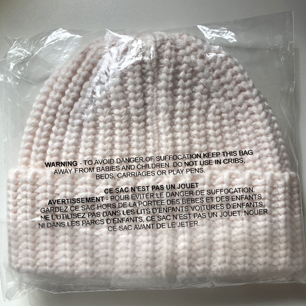 The North Face The North Face Chunky Knit watchmen Beanie GARDIENA WHITE Size ONE SIZE - 3 Thumbnail
