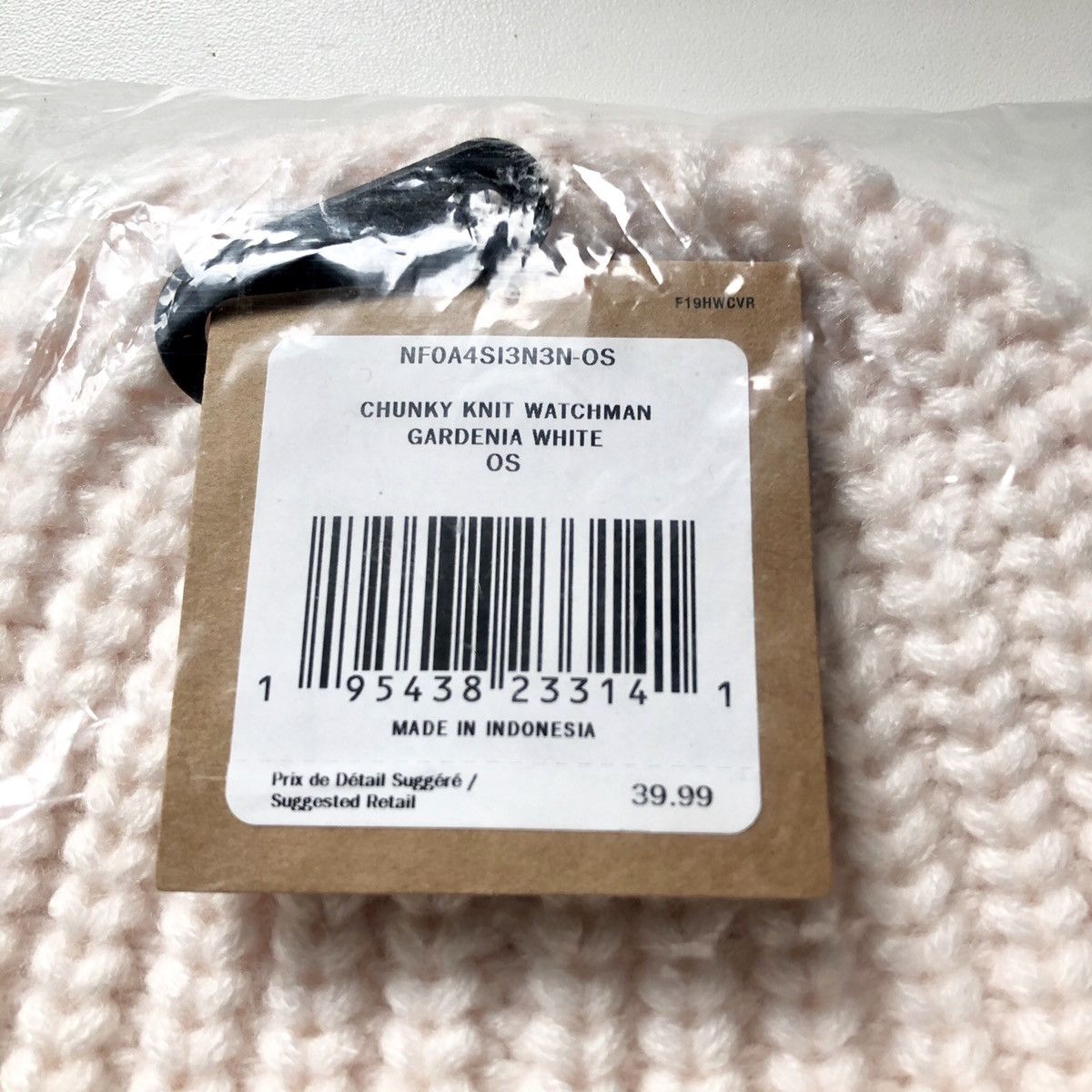 The North Face The North Face Chunky Knit watchmen Beanie GARDIENA WHITE Size ONE SIZE - 2 Thumbnail