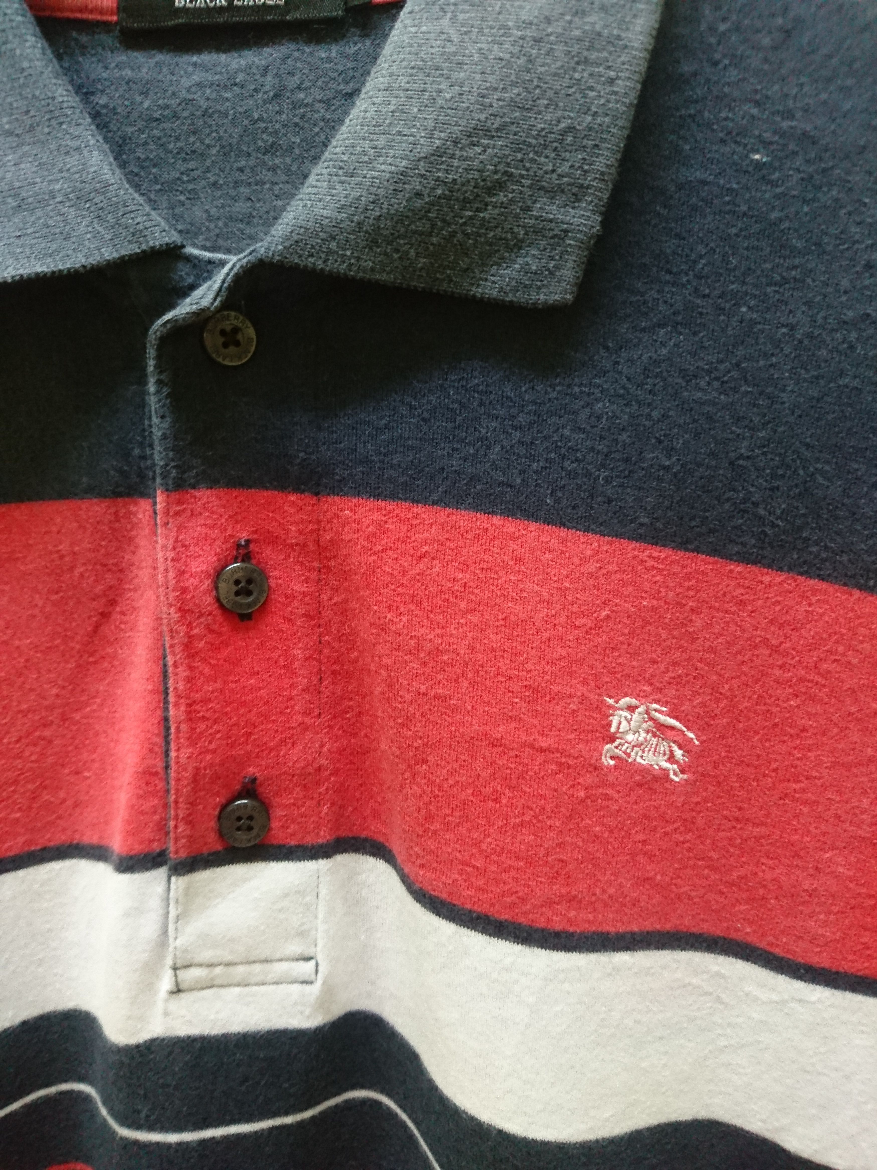 Burberry Vintage Burberry Black Labels Polo Multicolour Size US M / EU 48-50 / 2 - 2 Thumbnail