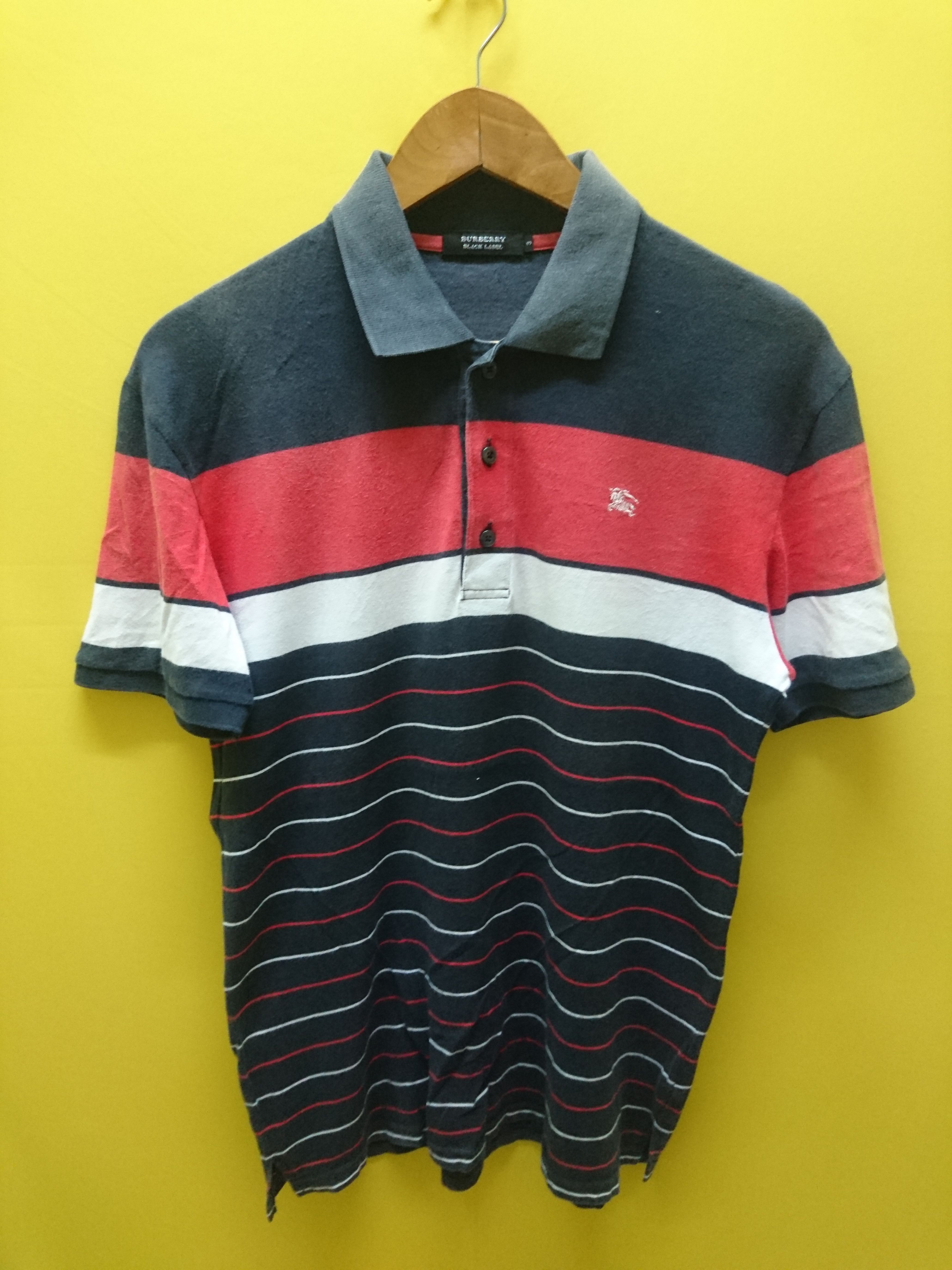 Burberry Vintage Burberry Black Labels Polo Multicolour Size US M / EU 48-50 / 2 - 1 Thumbnail