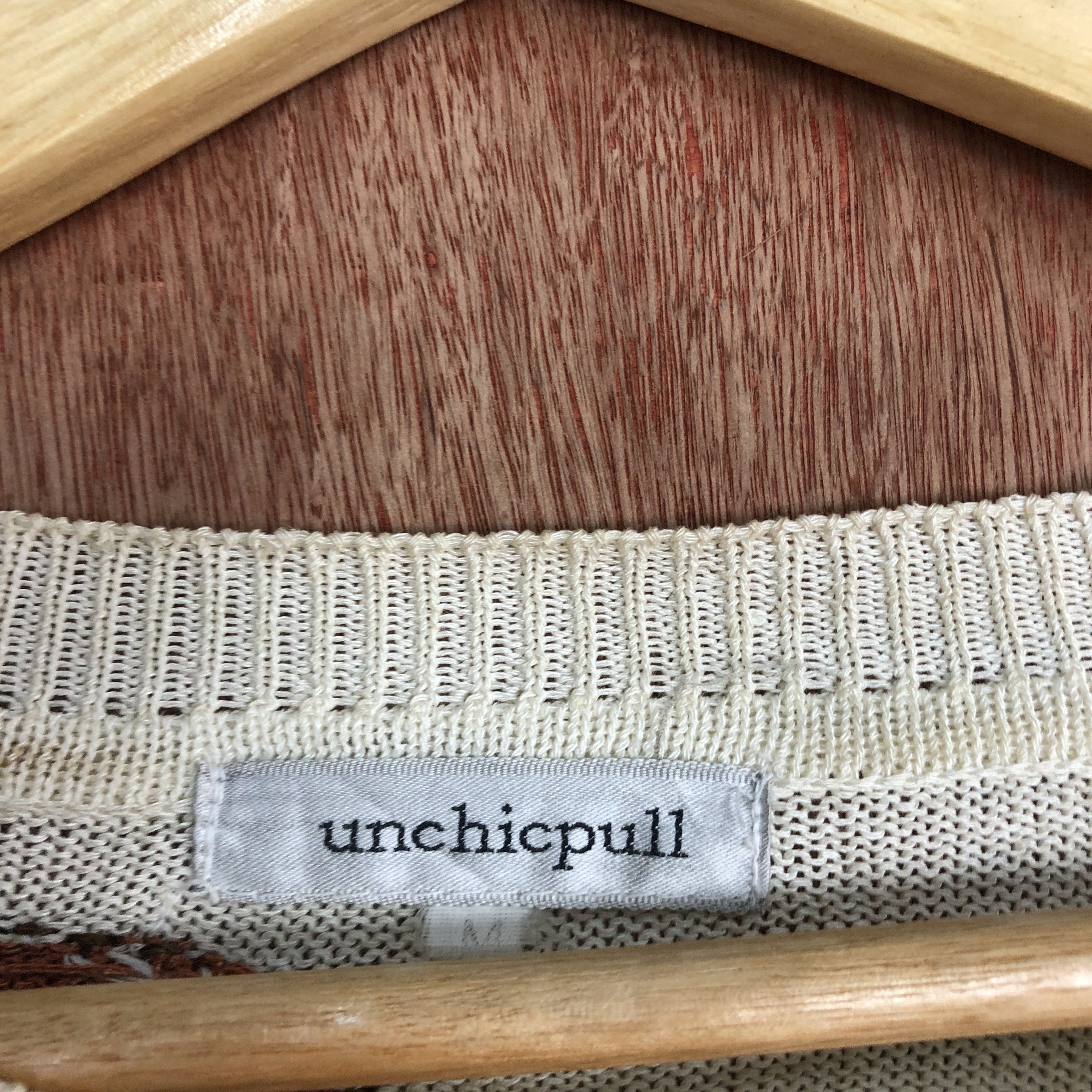 Homespun Knitwear × Japanese Brand DLL Unchicpun japan art Brown Knitwear #c543 Size M / US 6-8 / IT 42-44 - 8 Thumbnail
