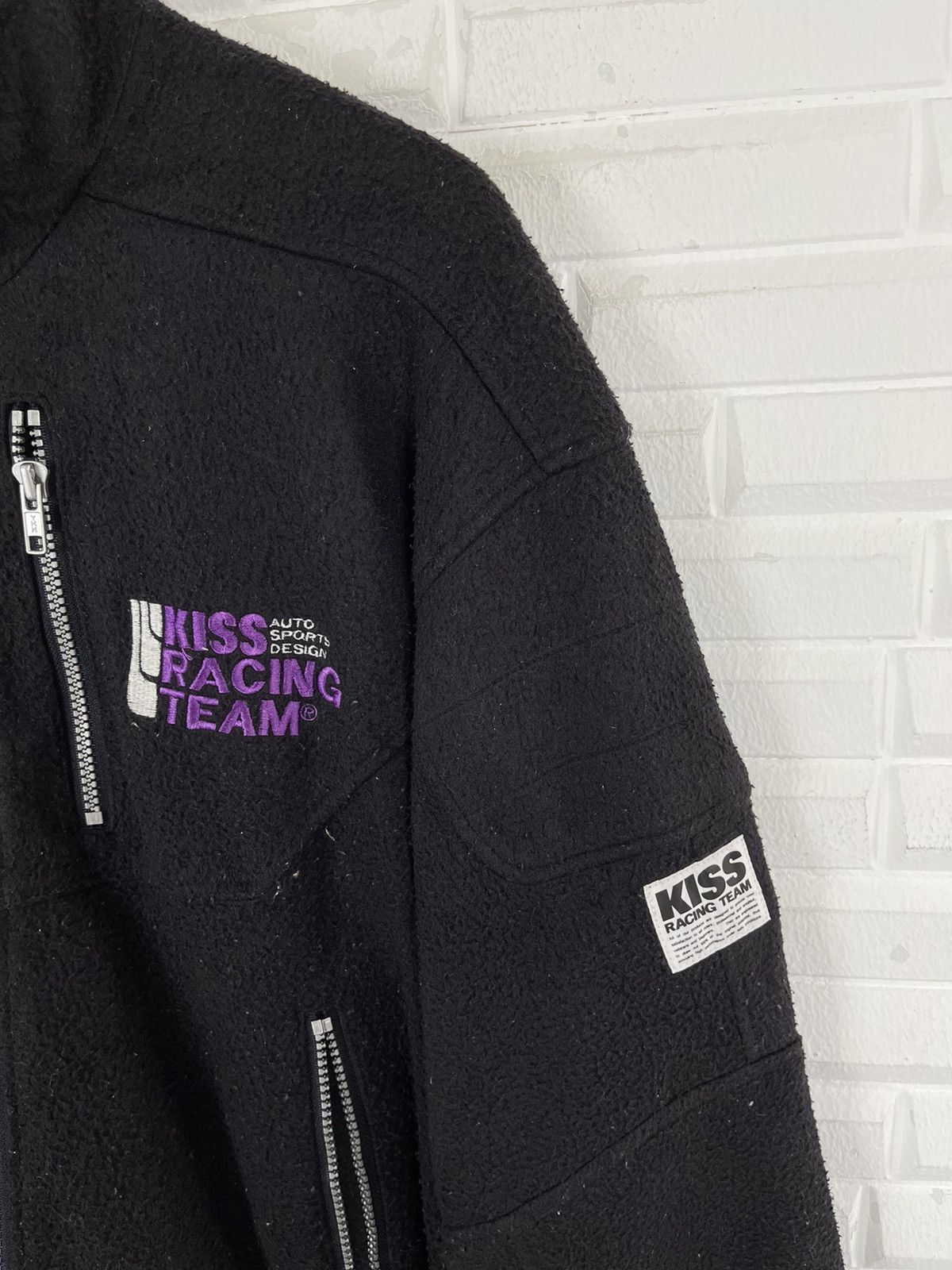 KISS VINTAGE KISS RACING FLEECE JACKET HKS GREDDY Size US M / EU 48-50 / 2 - 3 Thumbnail