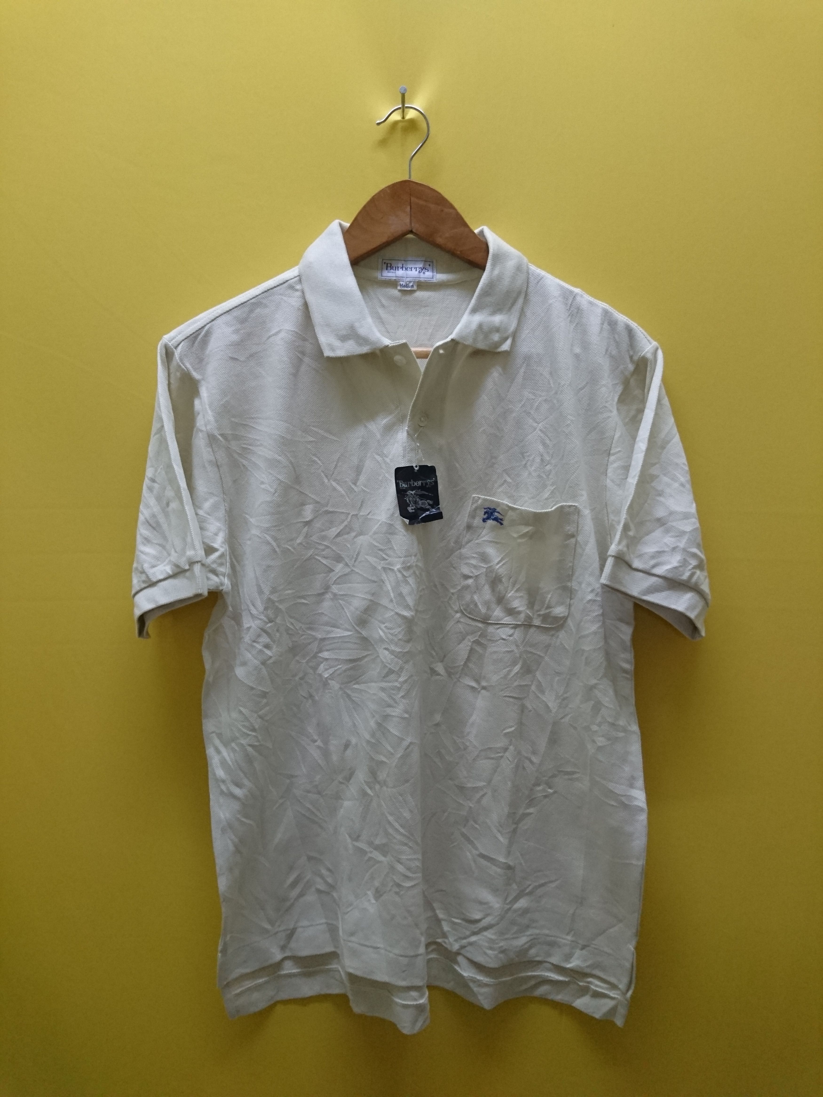 Burberry Vintage Burberry's NOS Polos Shirt Size US M / EU 48-50 / 2 - 1 Thumbnail