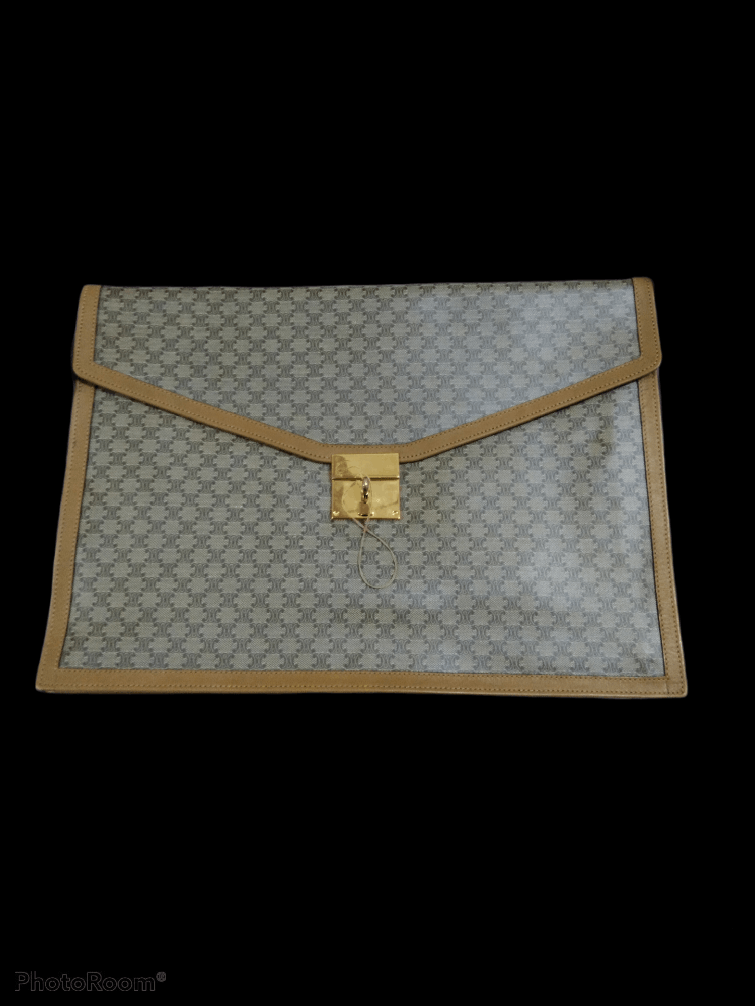CELINE MACADAM ENVELOPE CLUTH