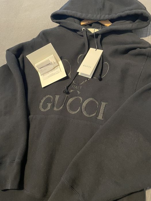 Black gucci tennis online hoodie