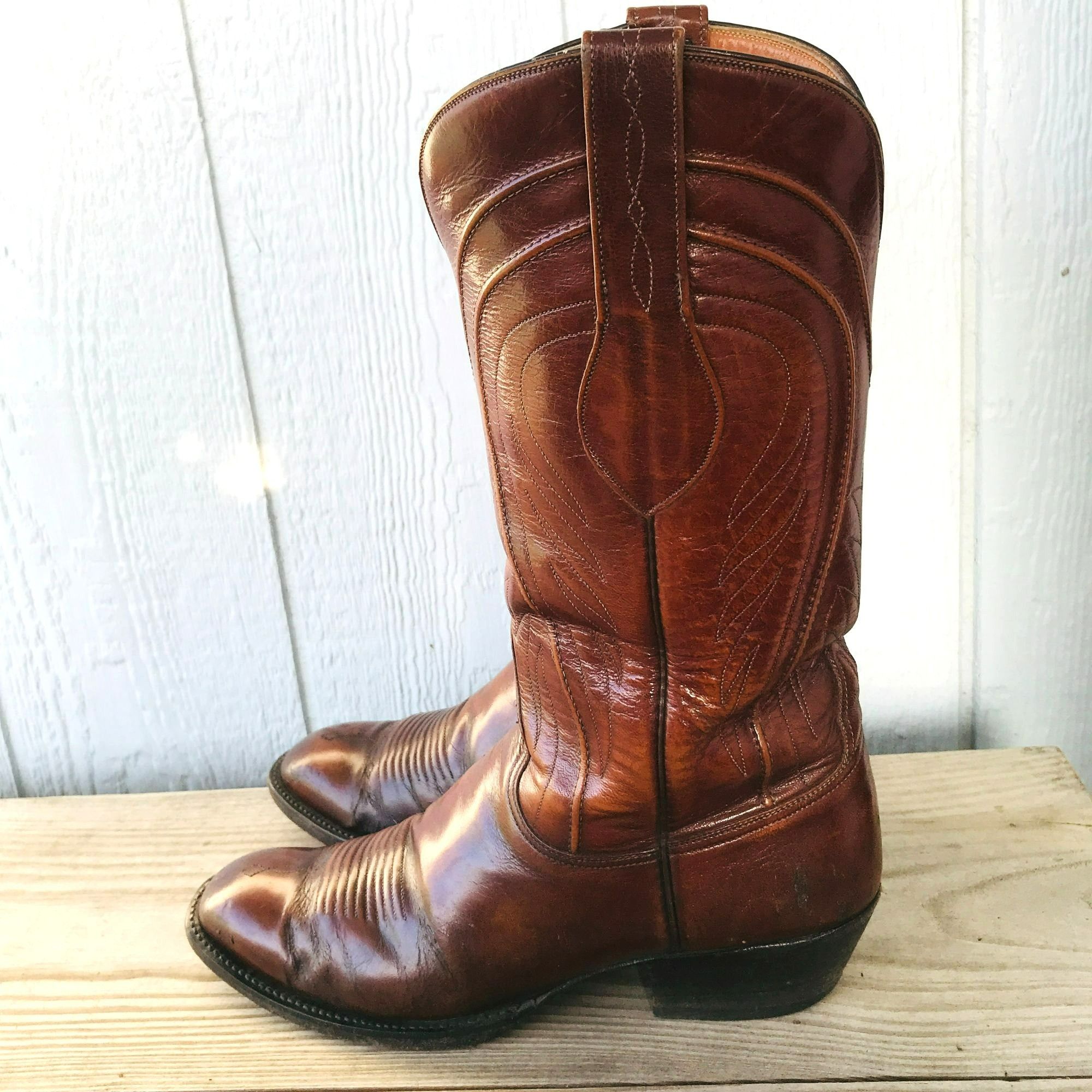 Lucchese Lucchese Handmade Seville Goatskin Cowboy Western Boot | Grailed