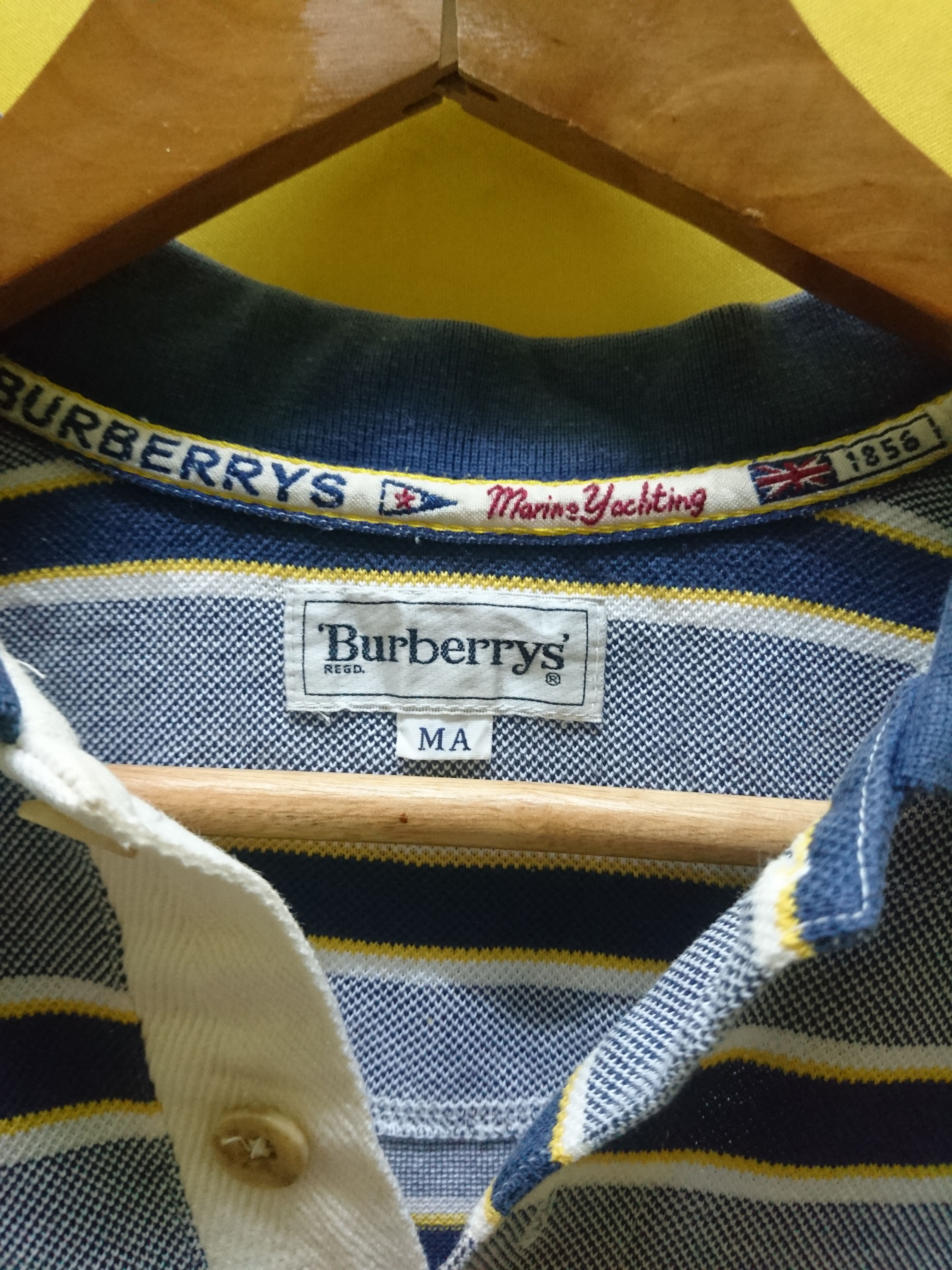 Burberry Vintage Burberrys Blue Stripe Size US S / EU 44-46 / 1 - 3 Thumbnail