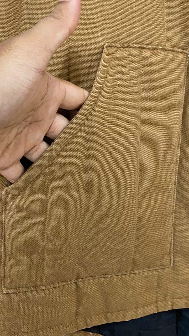 Japanese Brand × Vintage Vintage Japanese Brand Duck Canvas Quilt Lined Vest Size US L / EU 52-54 / 3 - 2 Thumbnail