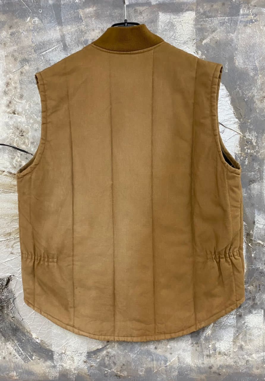 Japanese Brand × Vintage Vintage Japanese Brand Duck Canvas Quilt Lined Vest Size US L / EU 52-54 / 3 - 12 Thumbnail