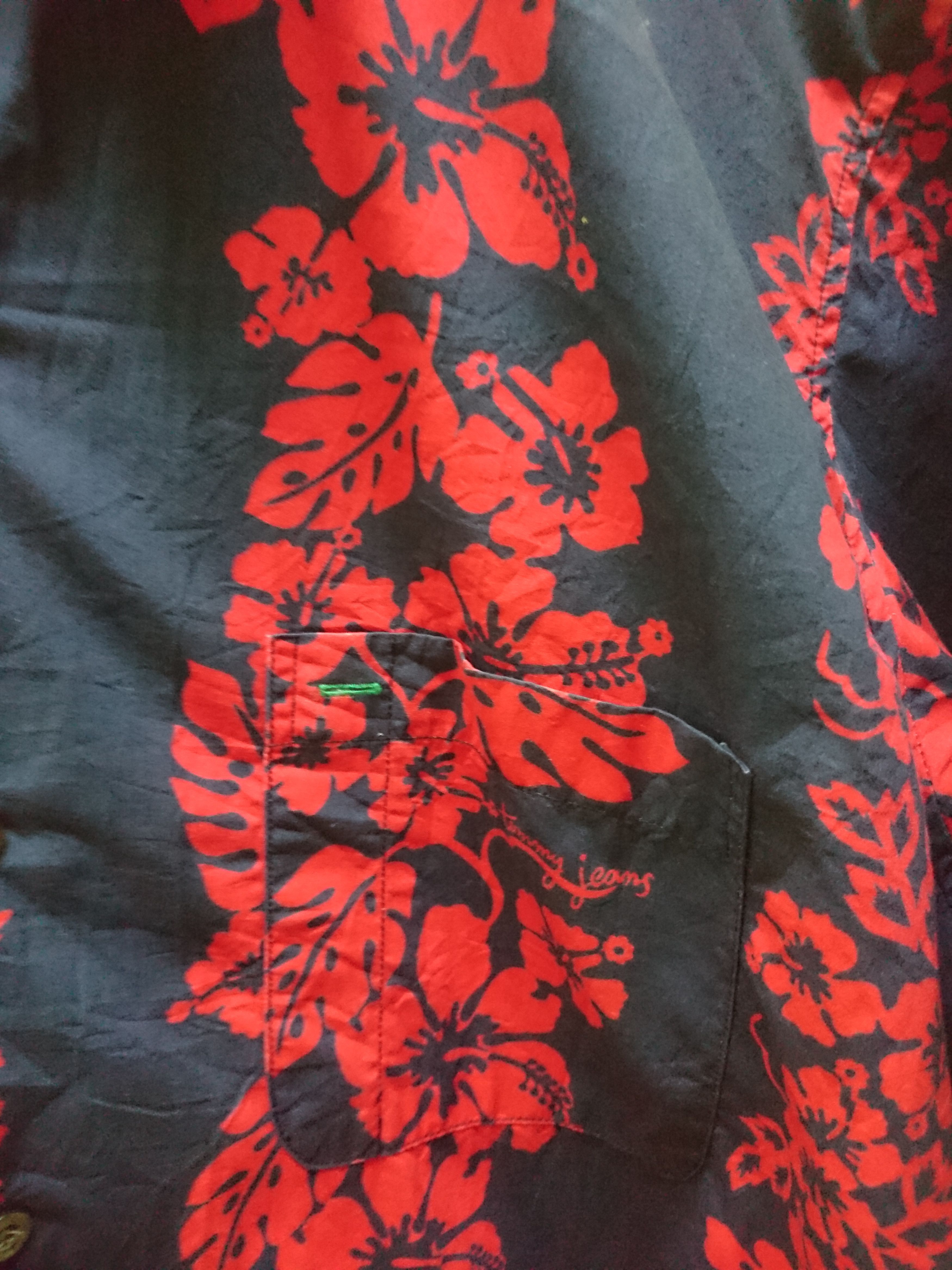 Tommy Hilfiger Tomny jeans floral Hawaii Shirt Size US M / EU 48-50 / 2 - 2 Thumbnail