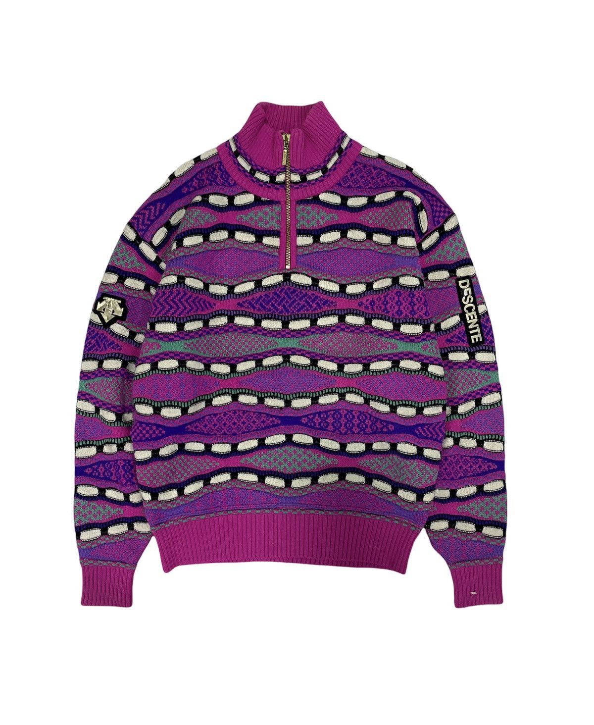 Descente 90s Desente coogi ski knit Size US S / EU 44-46 / 1 - 1 Thumbnail