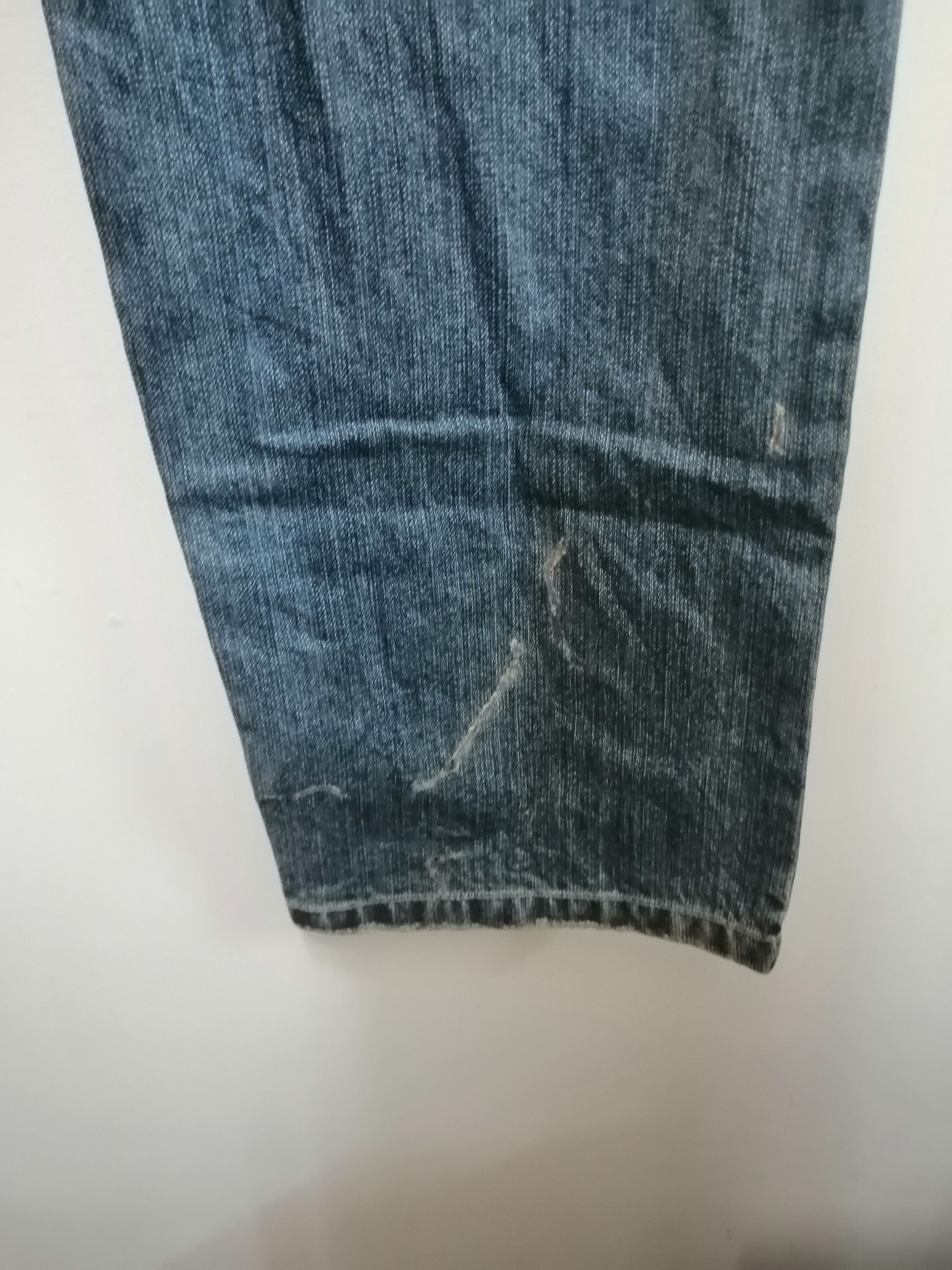 Japanese Brand ROPESAMBAS distressed denim jeans Size US 34 / EU 50 - 7 Thumbnail