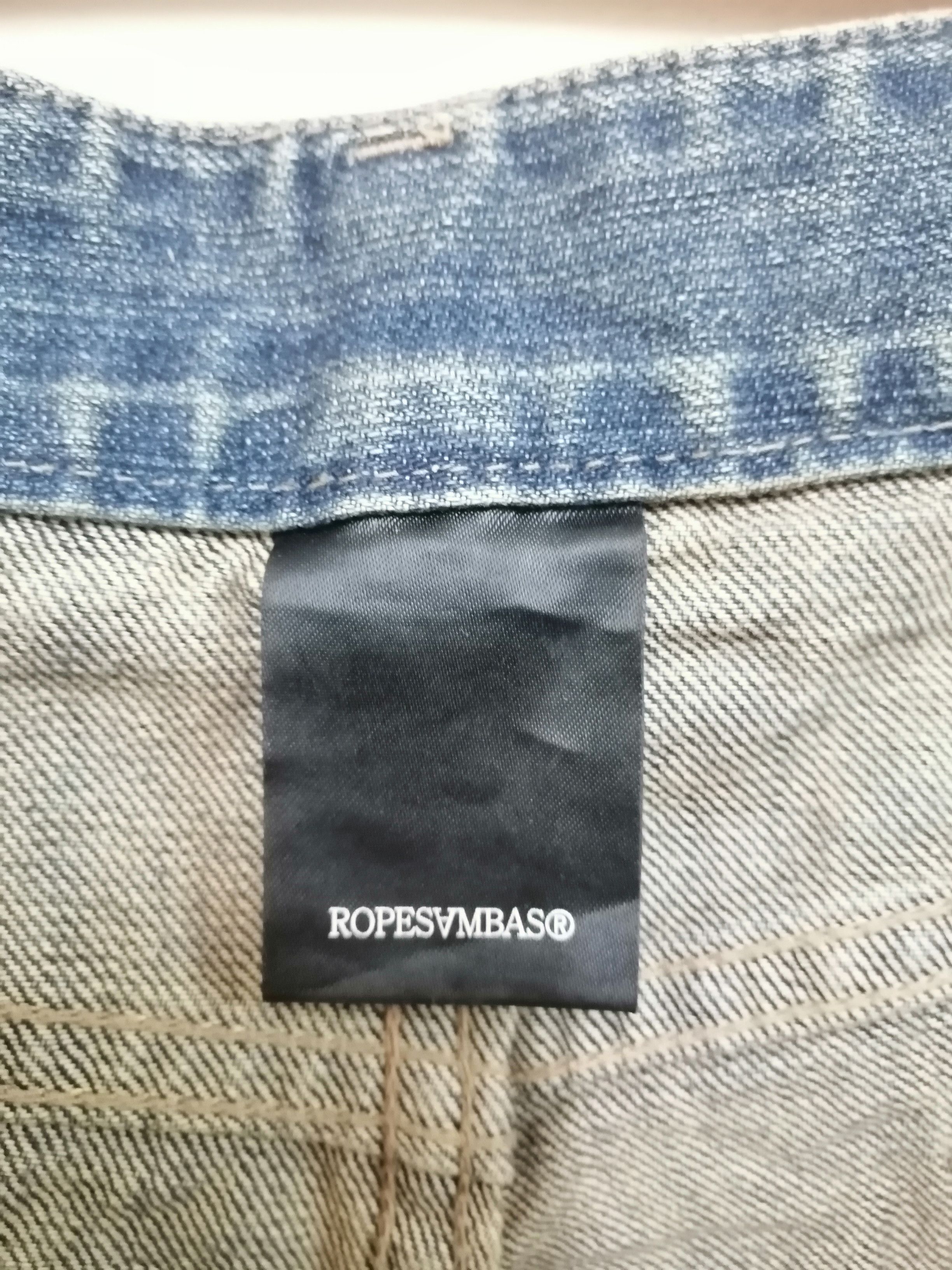 Japanese Brand ROPESAMBAS distressed denim jeans Size US 34 / EU 50 - 15 Thumbnail