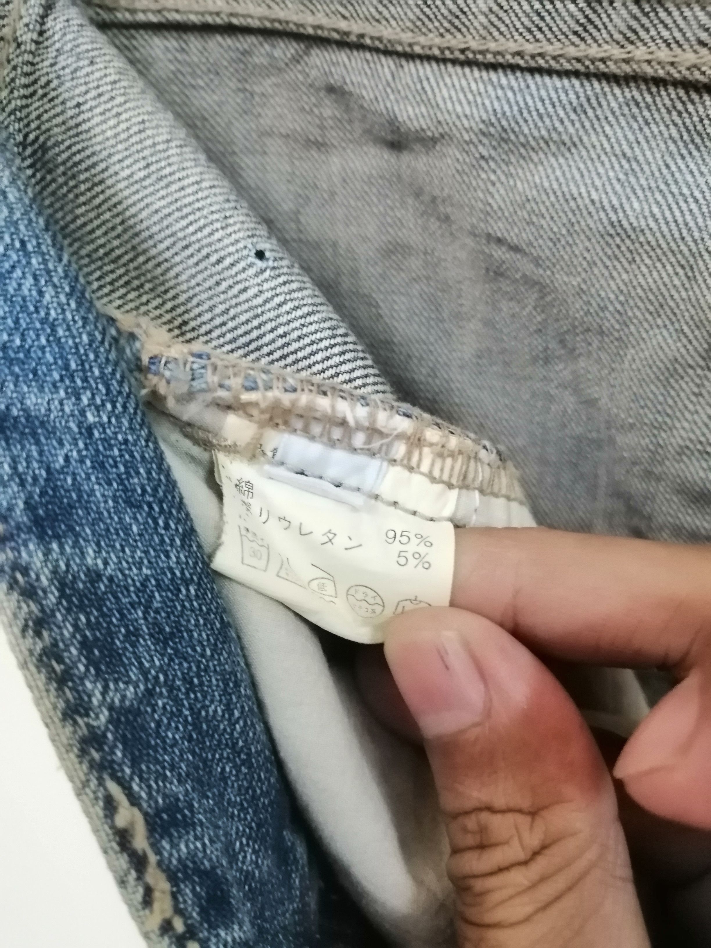 Japanese Brand ROPESAMBAS distressed denim jeans Size US 34 / EU 50 - 11 Thumbnail