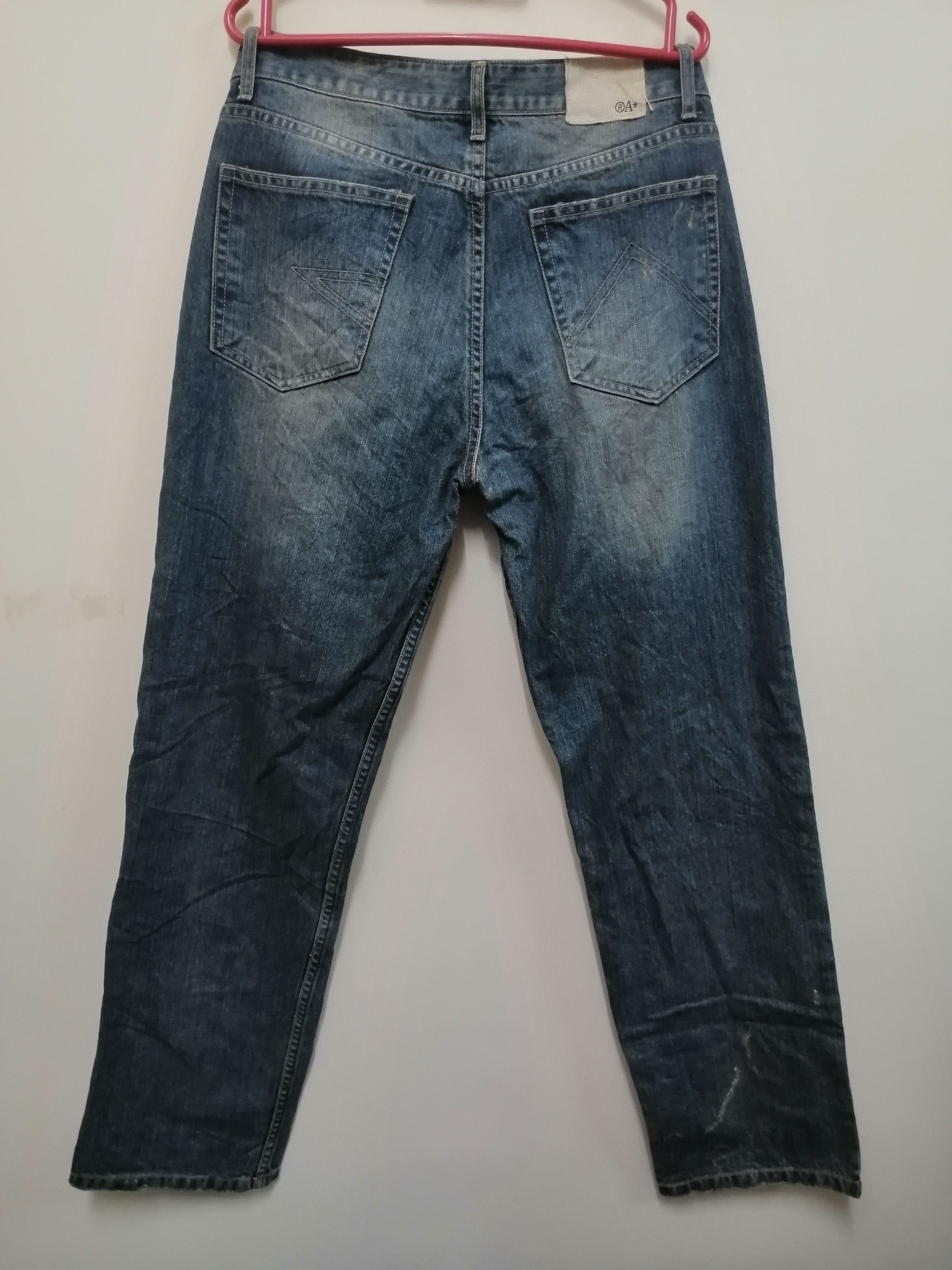 Japanese Brand ROPESAMBAS distressed denim jeans Size US 34 / EU 50 - 2 Thumbnail